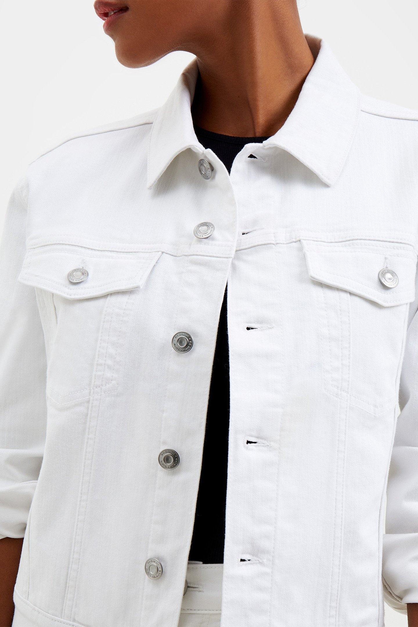 STRETCH TRUCKER JCKT WHITE 4