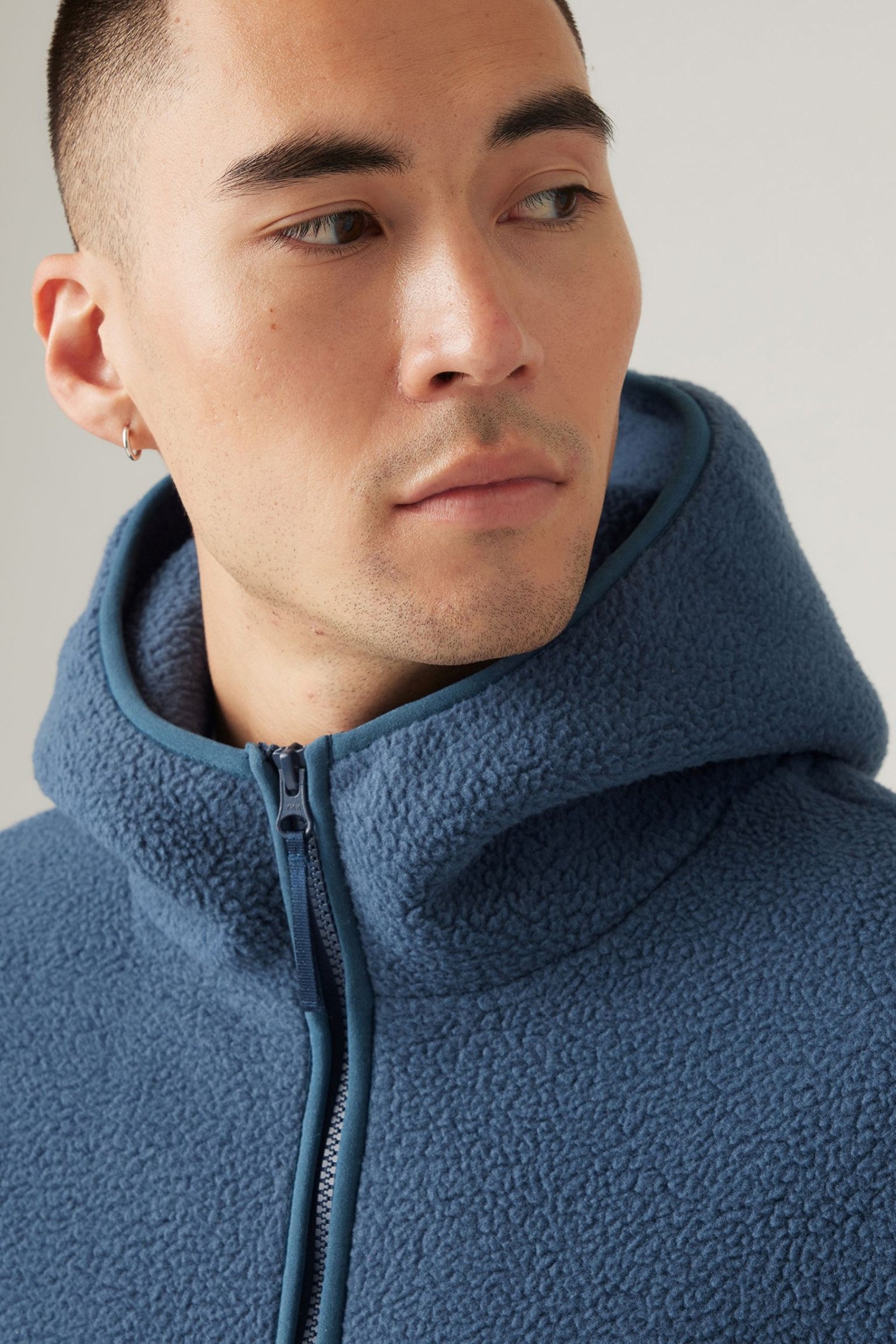 HOODED SHERPA PULLOVER SARGASSO SEA 5
