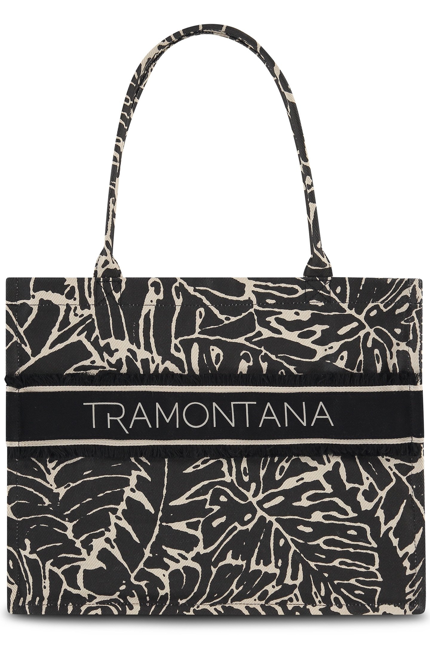 BAG PALM PRINT PRINT BLACKS 1