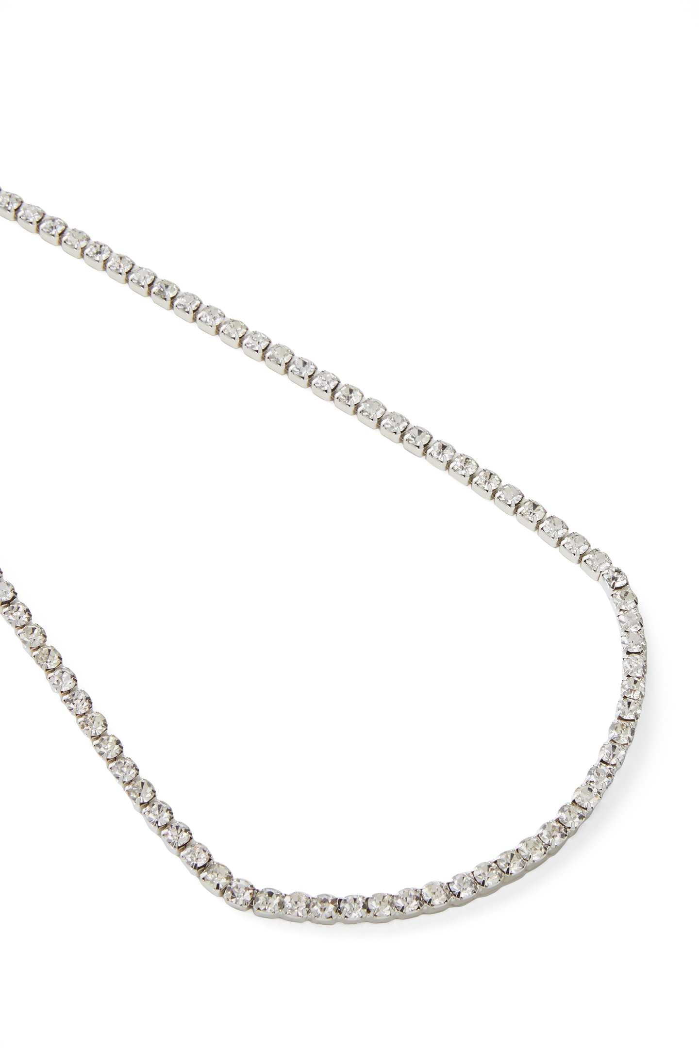 DIAMENTE LINK NECKLACE SILVER/DIAMANTE 2