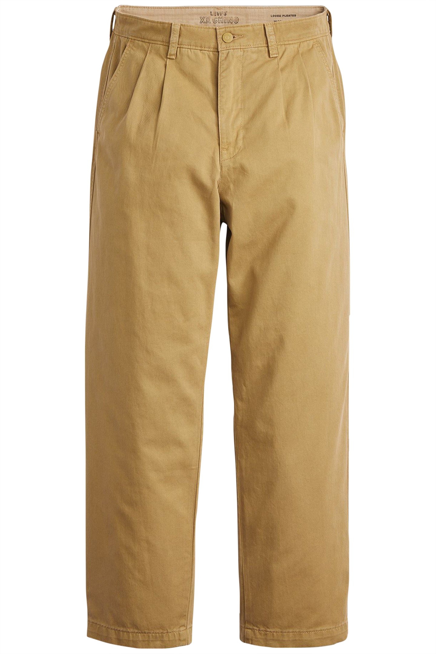 XX CHINO LOOSE STRT PLTD BRITISH KHAKI 3