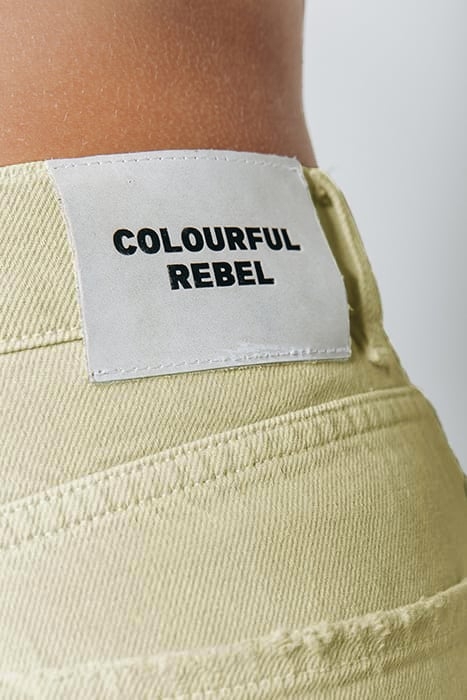 JONES MID RISE STRAIGHT LEG PANTS LIME 3