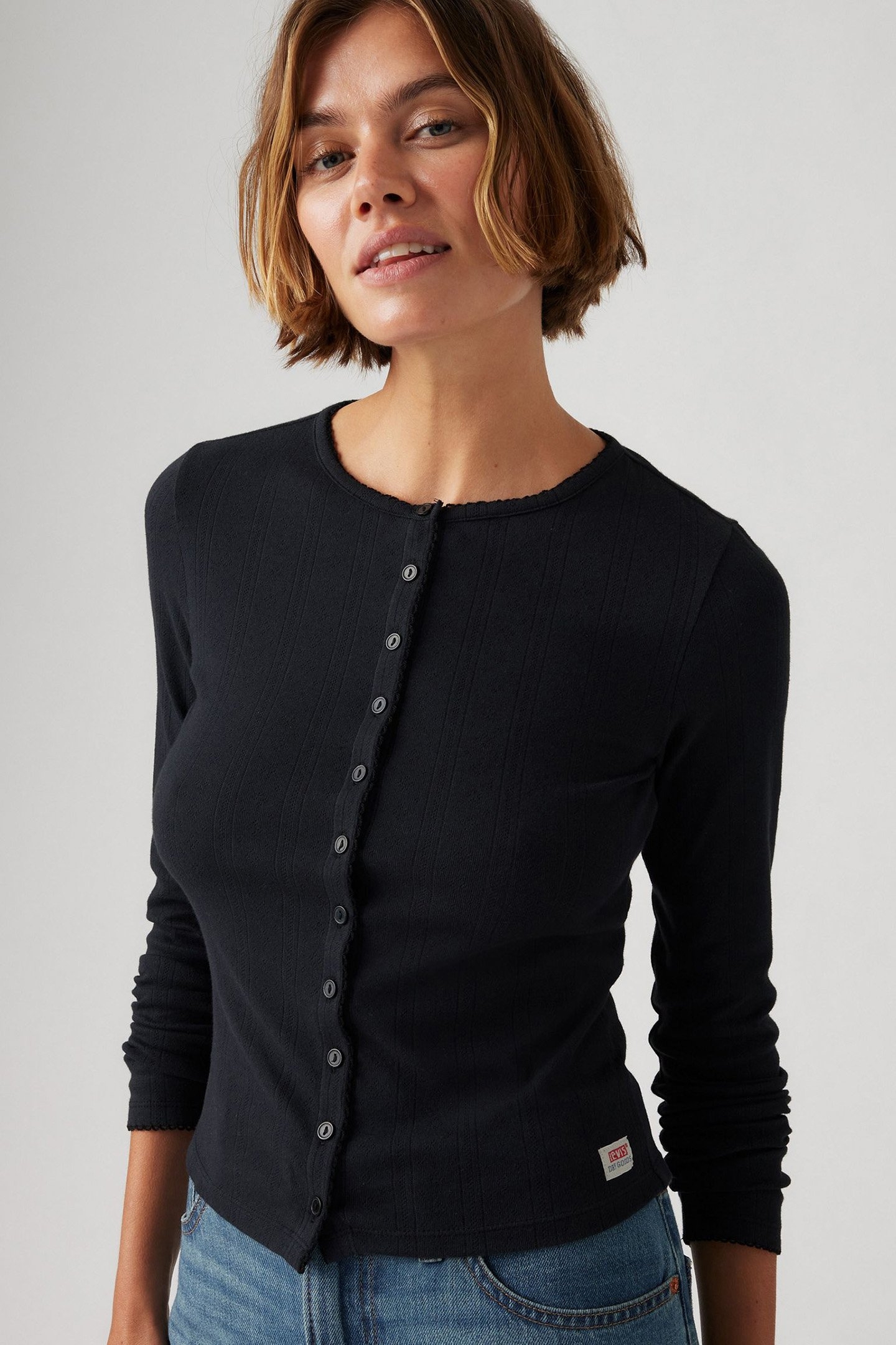 DRY GOODS POINTELLE LS ANTHRACITE NIGHT 5