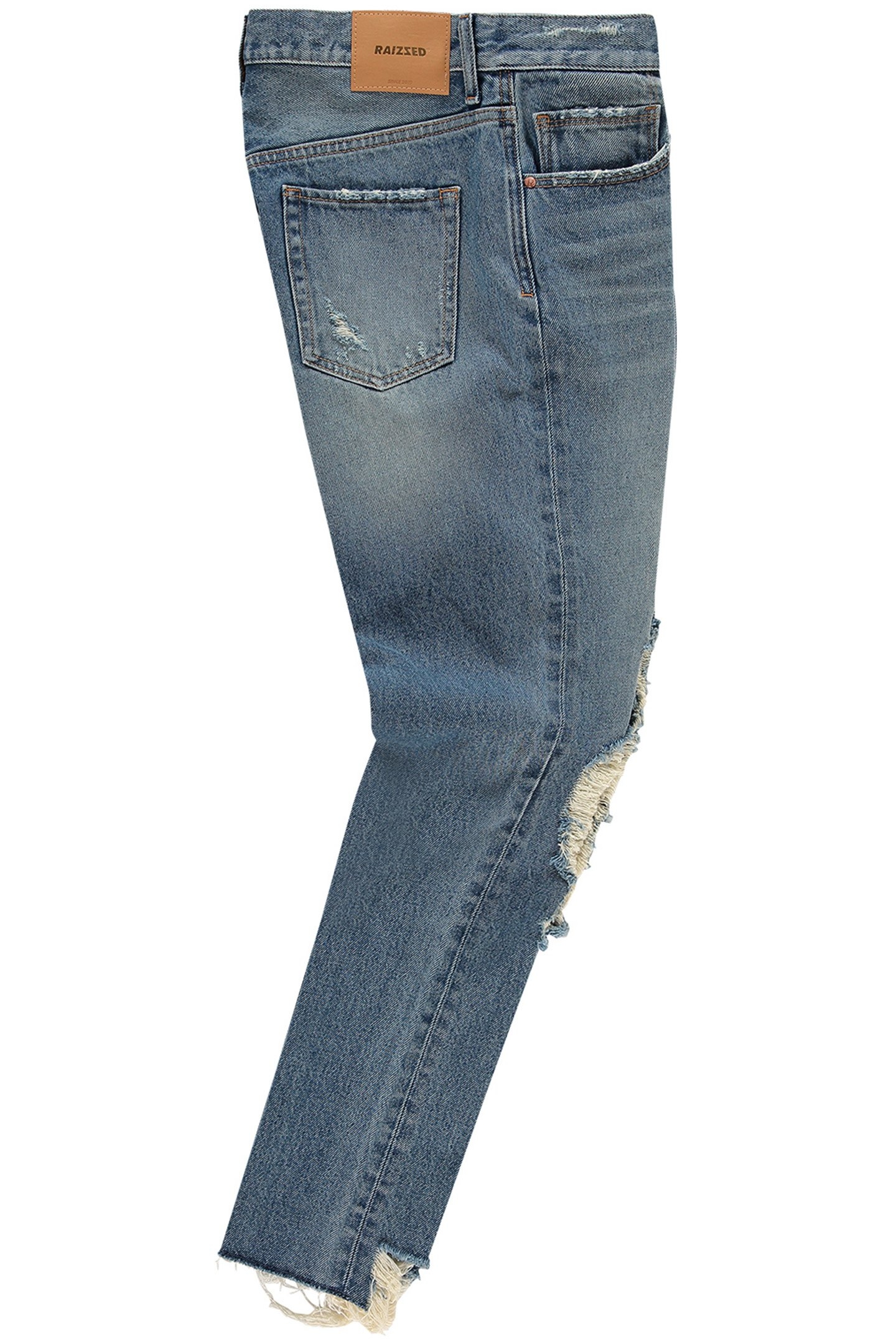 OCEANS CROPPED JEANS MID BLUE STONE 3