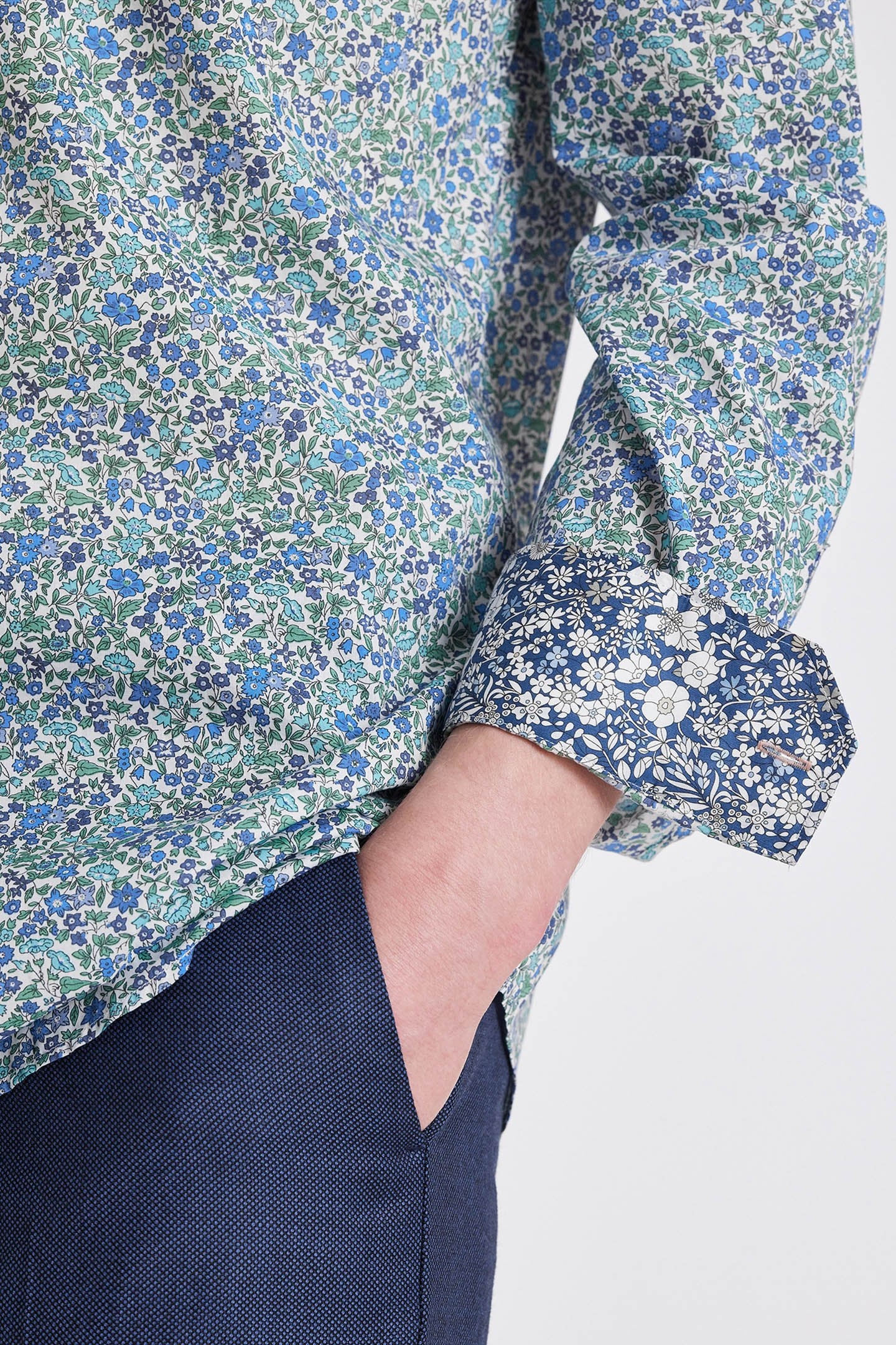 MENS S/C TAILORED FIT SHIRT LIGHT BLUE 6