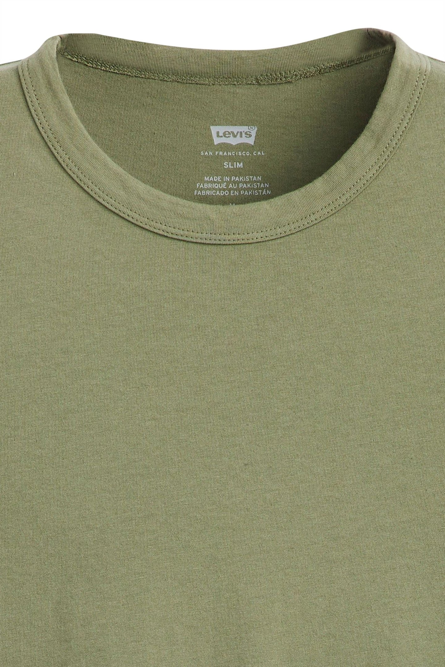 PREMIUM SLIM FIT TEE GARMENT DYE MOSS OLIVE 6