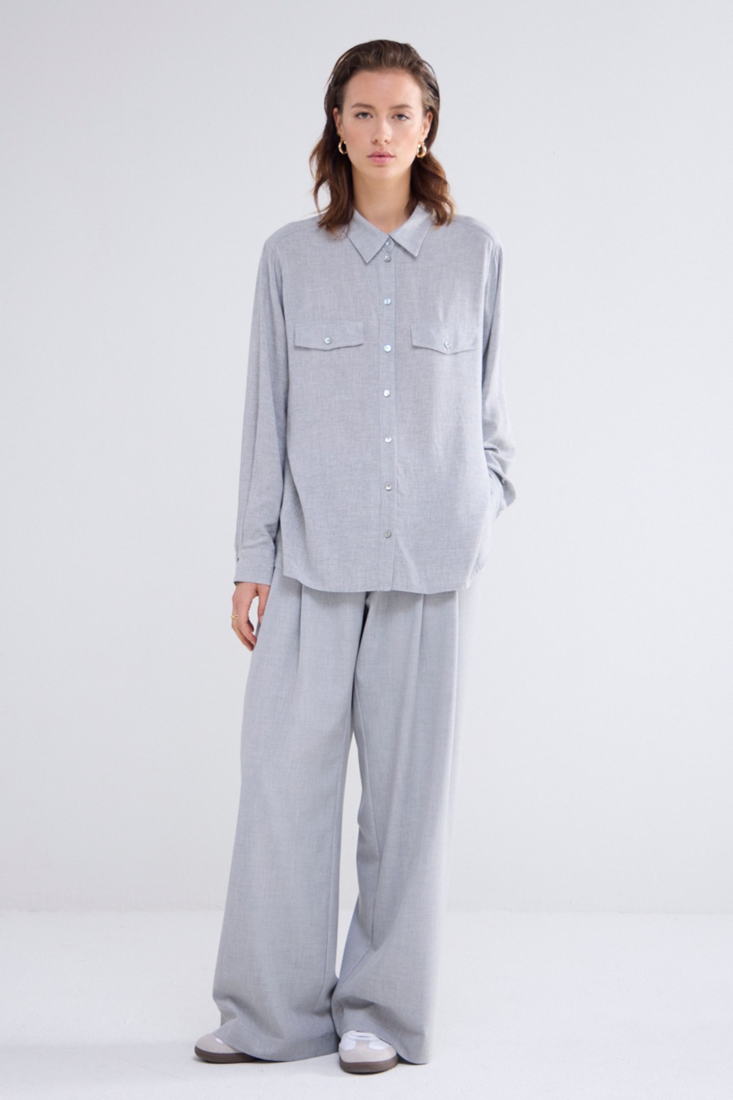 BLOUSE VISCOSE GREYS 2