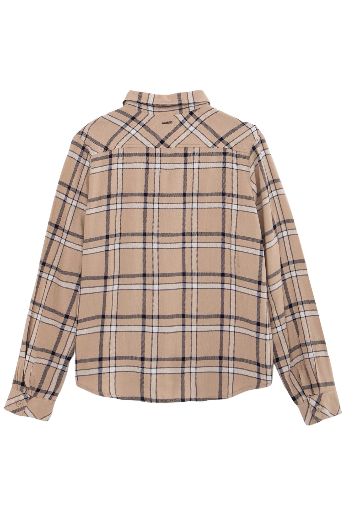 BOY'S BEIGE PLAID SHIRT 2
