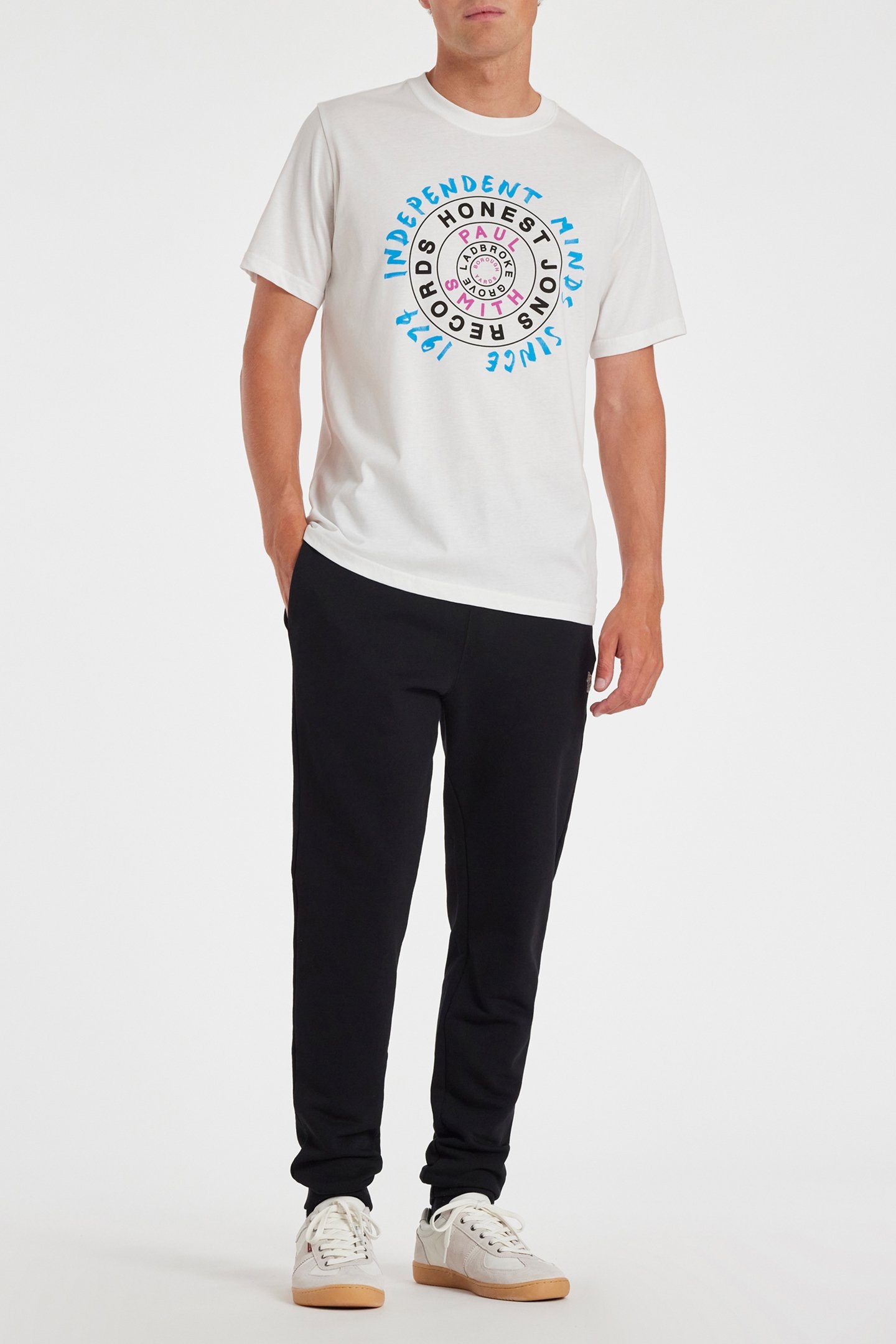 MENS REG FIT T SHIRT HONEST JOHNS WHITE 3