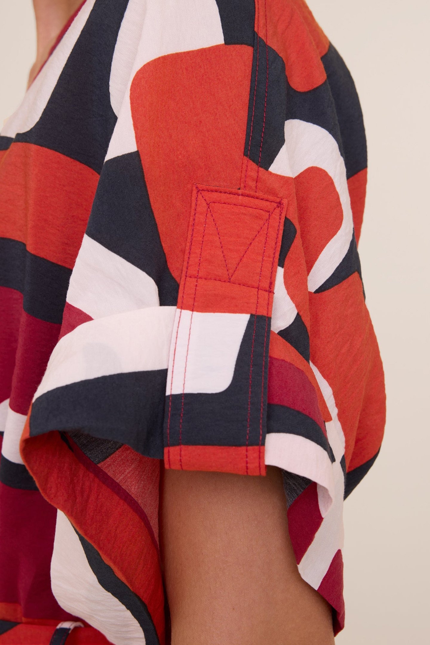 PRINTED KIMONO BLACK/PUMPKIN/REDDAHLIA 4