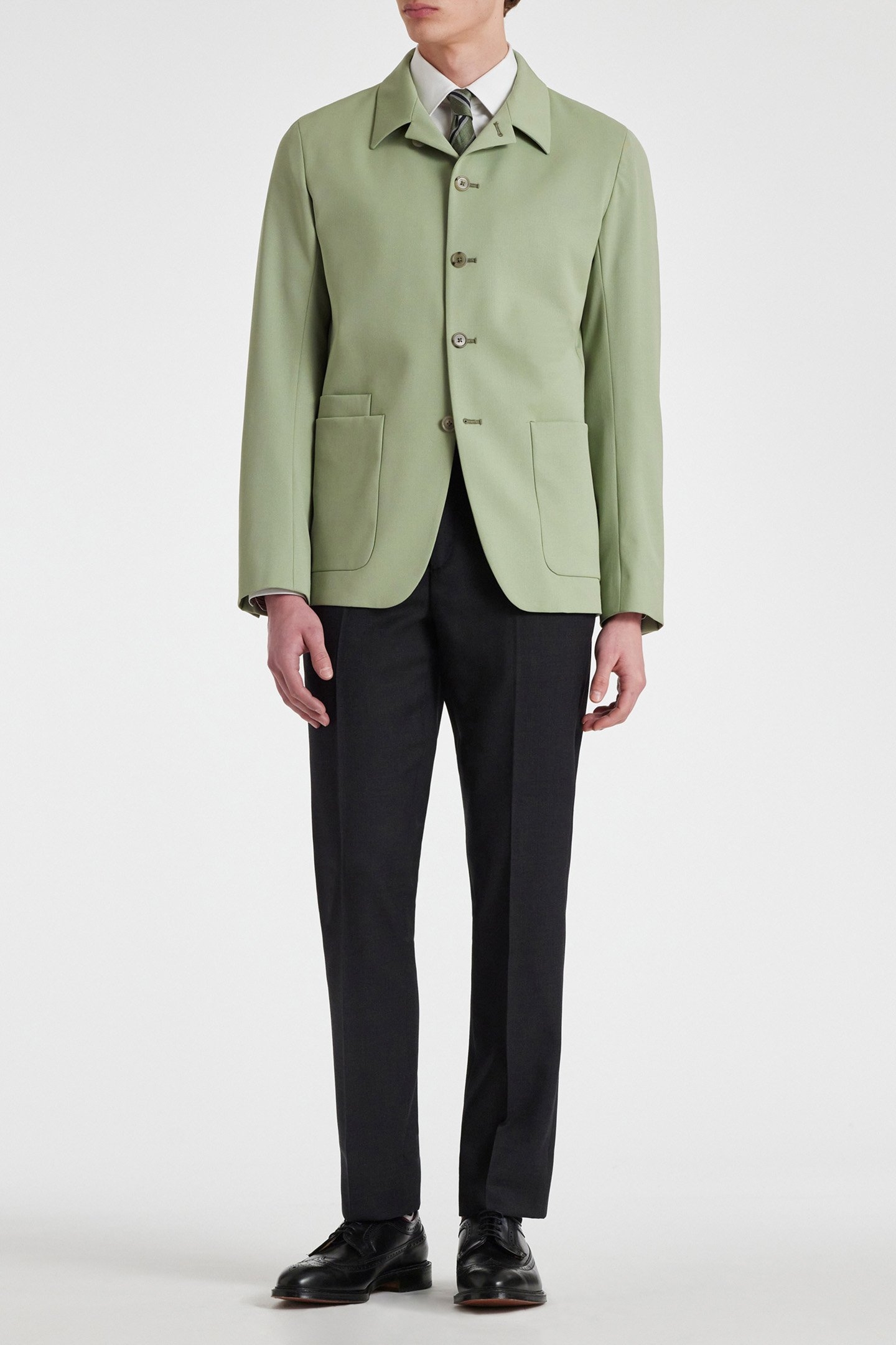 MENS 2BTN JACKET GREEN 3