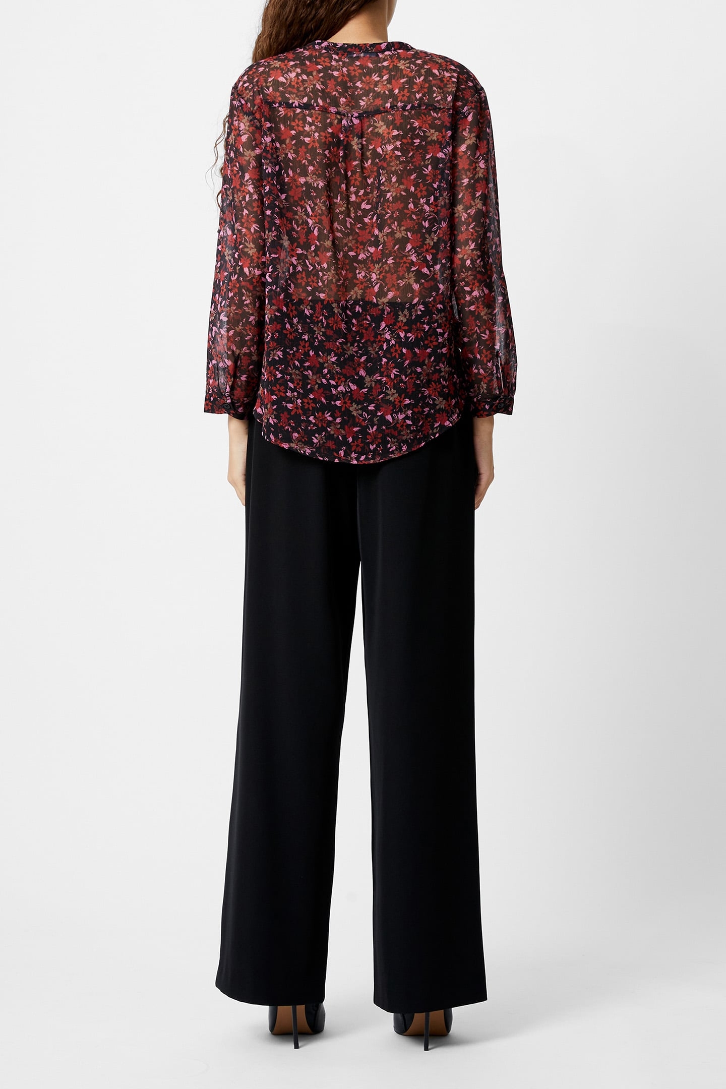 CLARA BUTTON THRU TOP BLACK 3