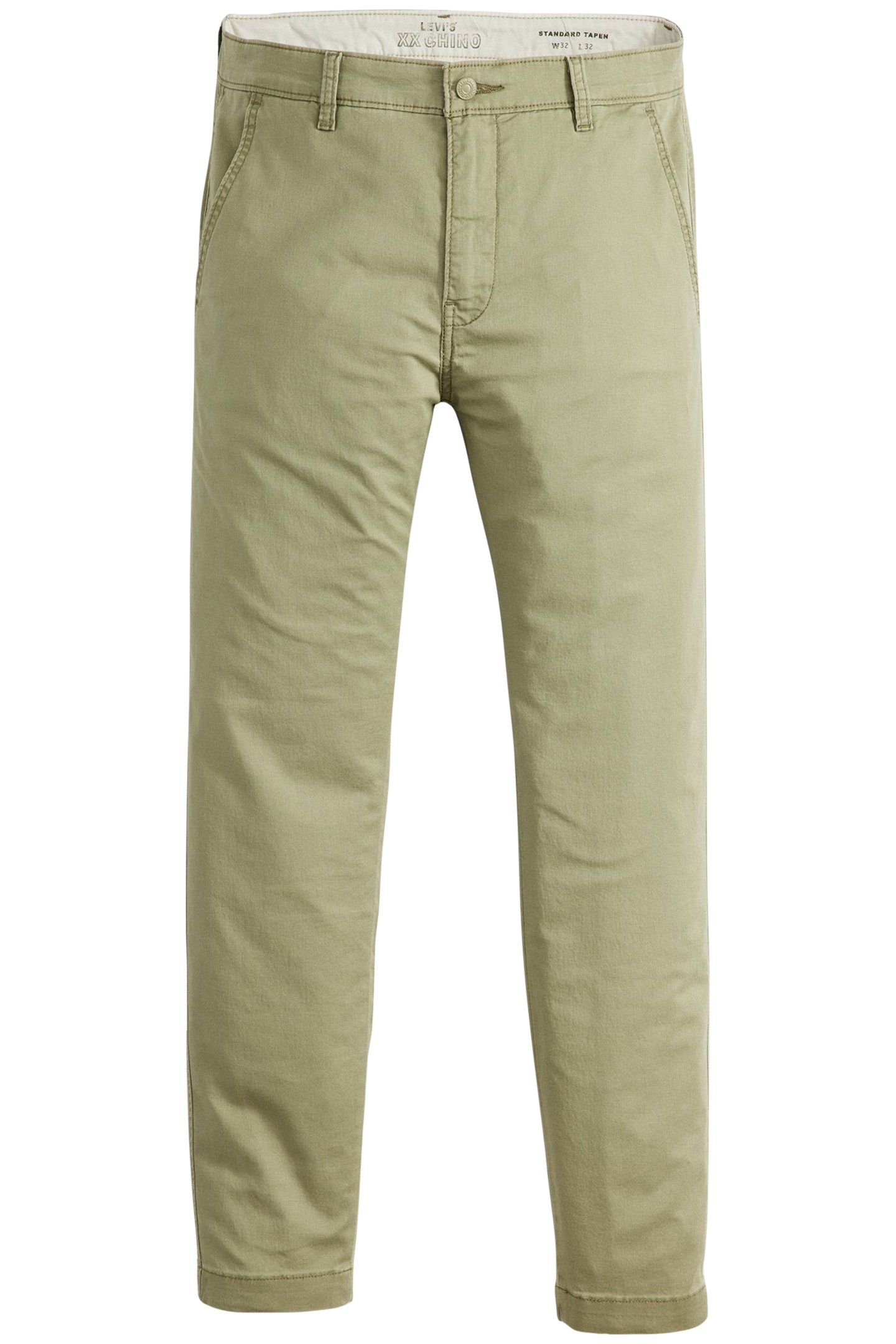 XX CHINO STD II DEEP LICHEN GREEN COTTON 4