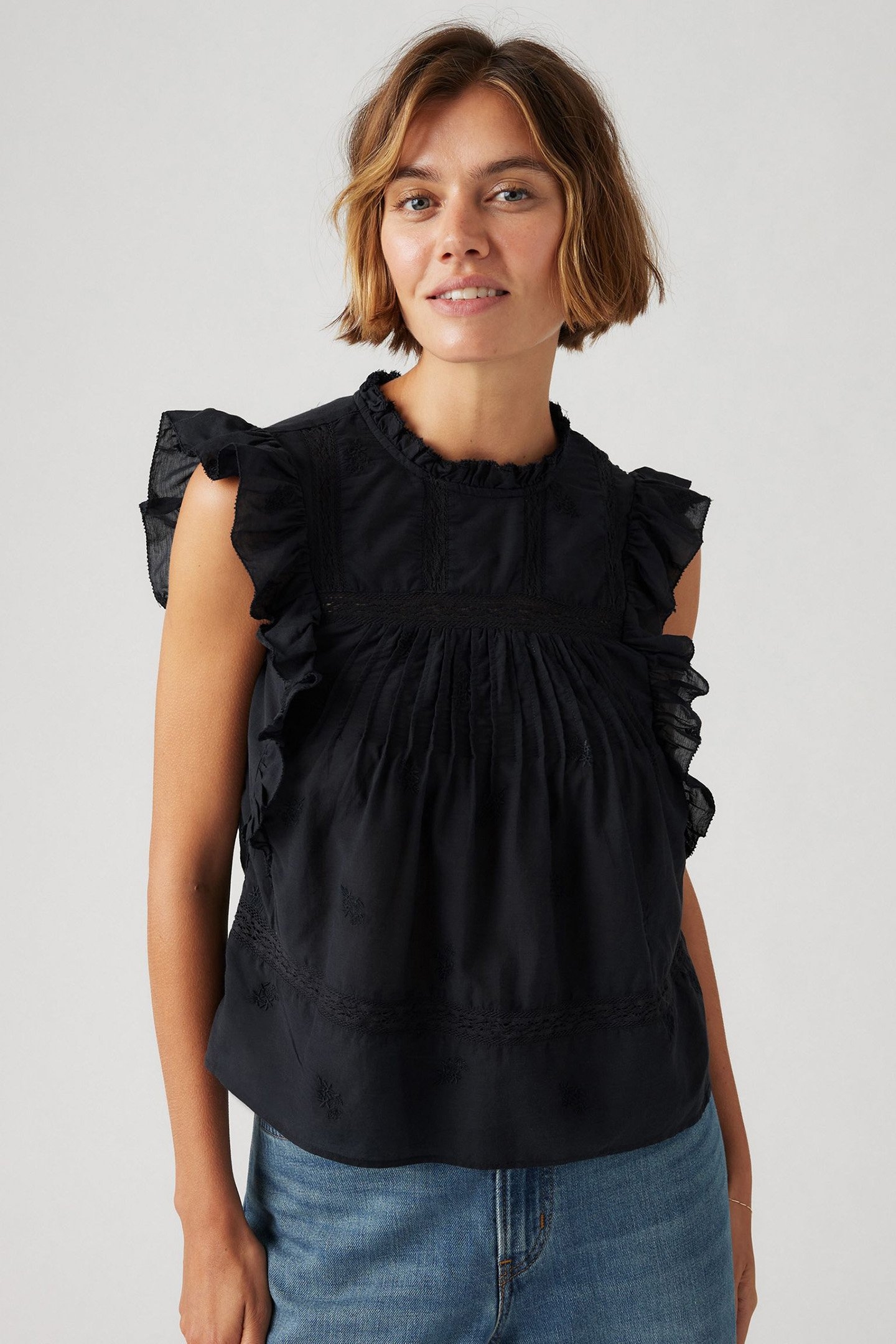 EDITH SL BLOUSE ANTHRACITE NIGHT 4