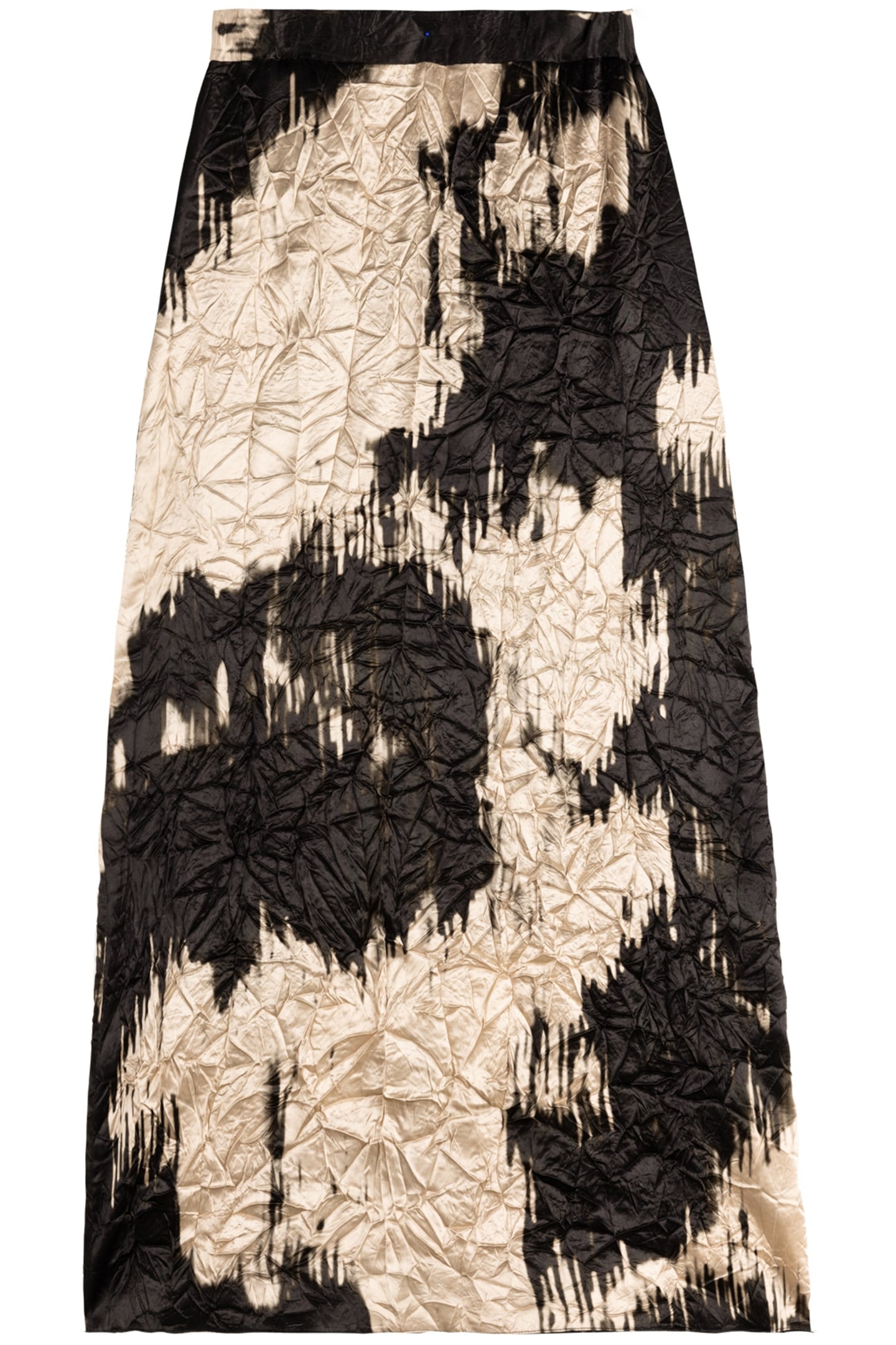 WRINKLE CHAMPAGNE SKIRT CHAMPAGNE/BLACK 4