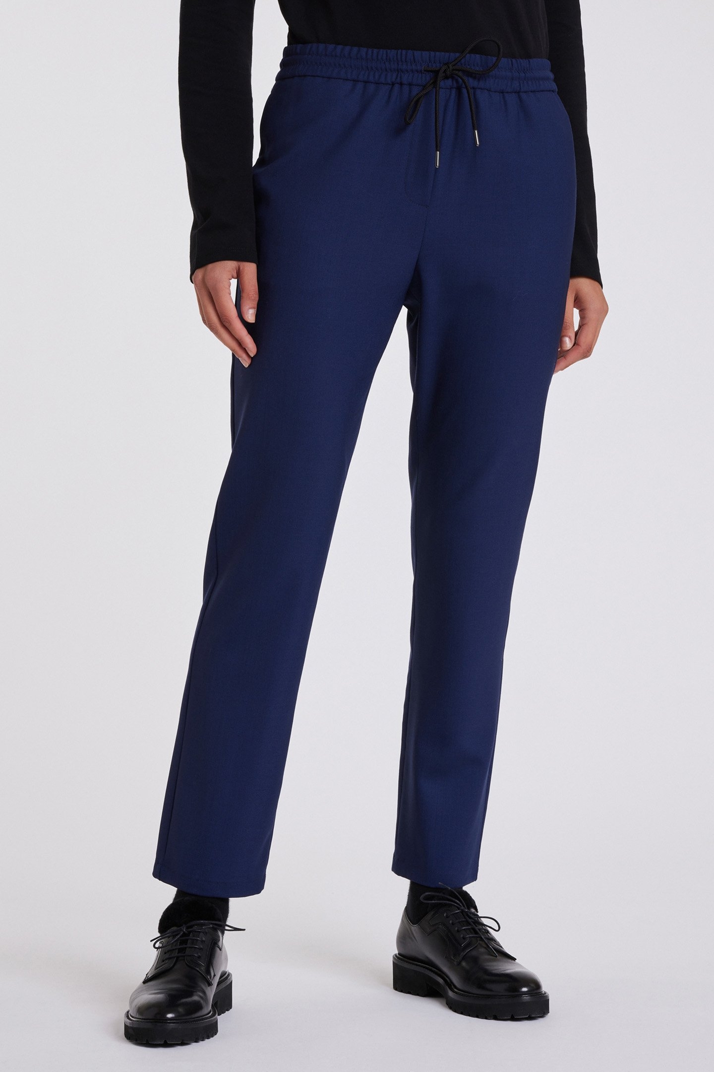 WOMENS TROUSERS VERY DARK NAVY 1