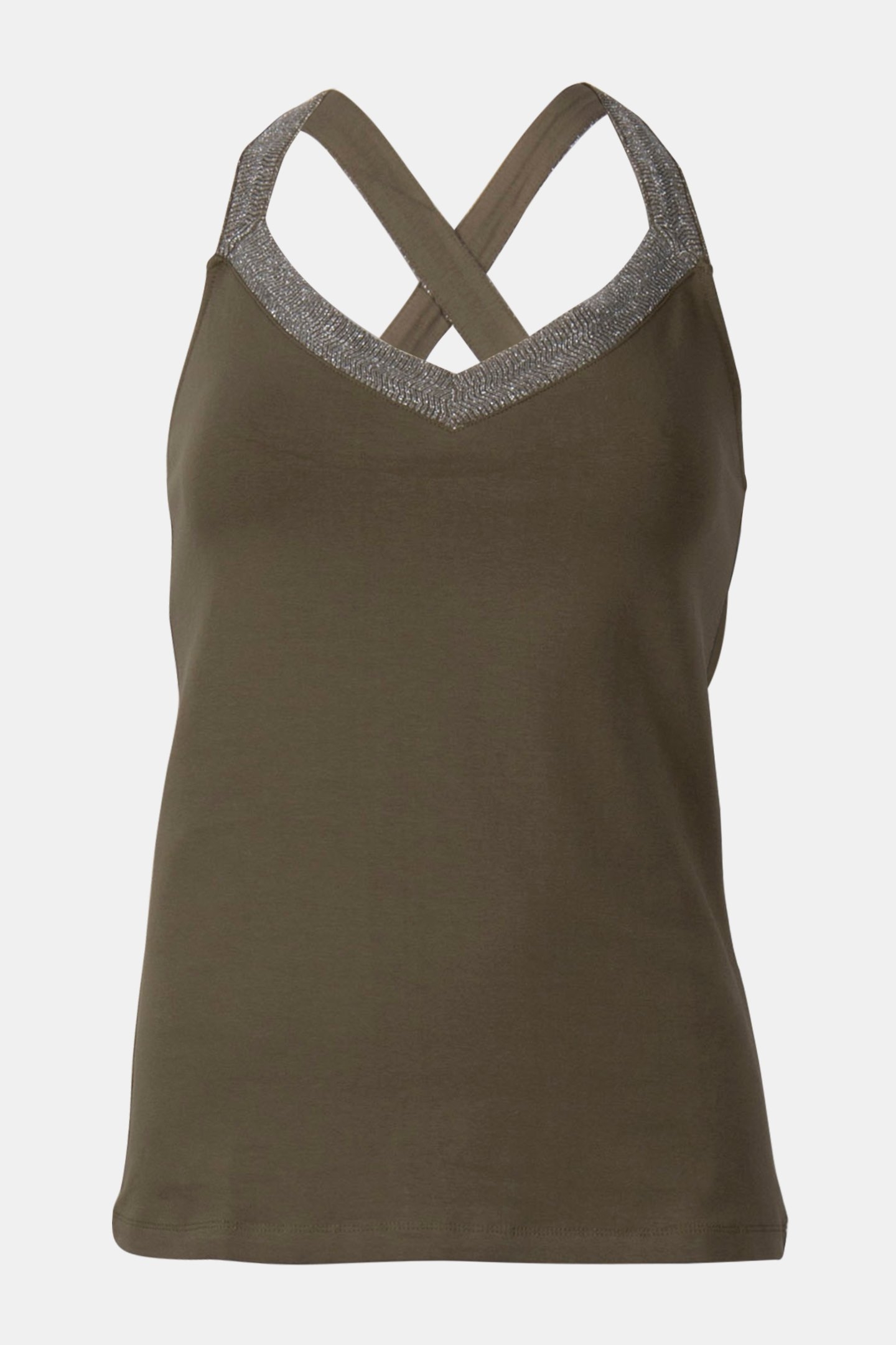 SINGLET LUREX TAPE OLIVE 3