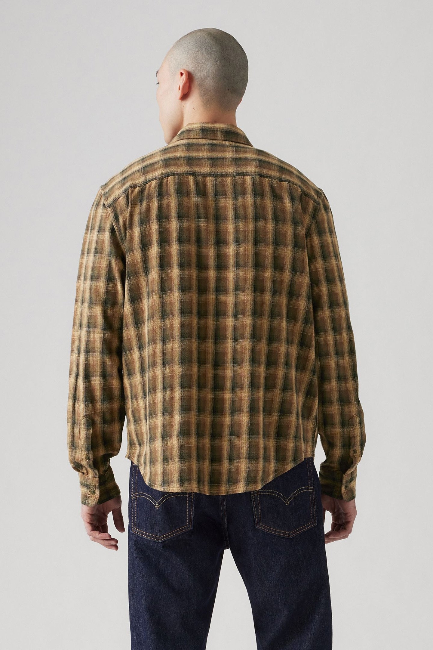 AUTHENTIC BUTTON DOWN YURI PLAID KELP 2