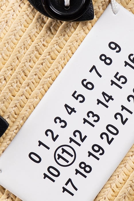 MAISON MARGIELA – RAFFIA TOTE BAG NATURAL/WHITE 6