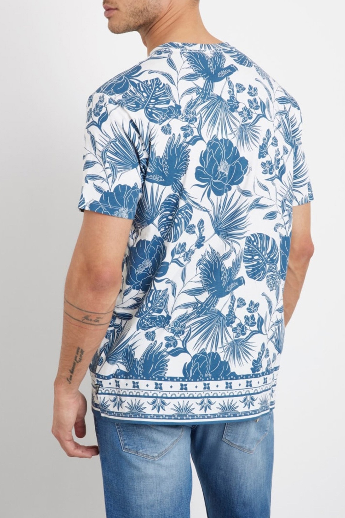 SS BSC TROPICAL LINO SALT WHITE MULTI 2