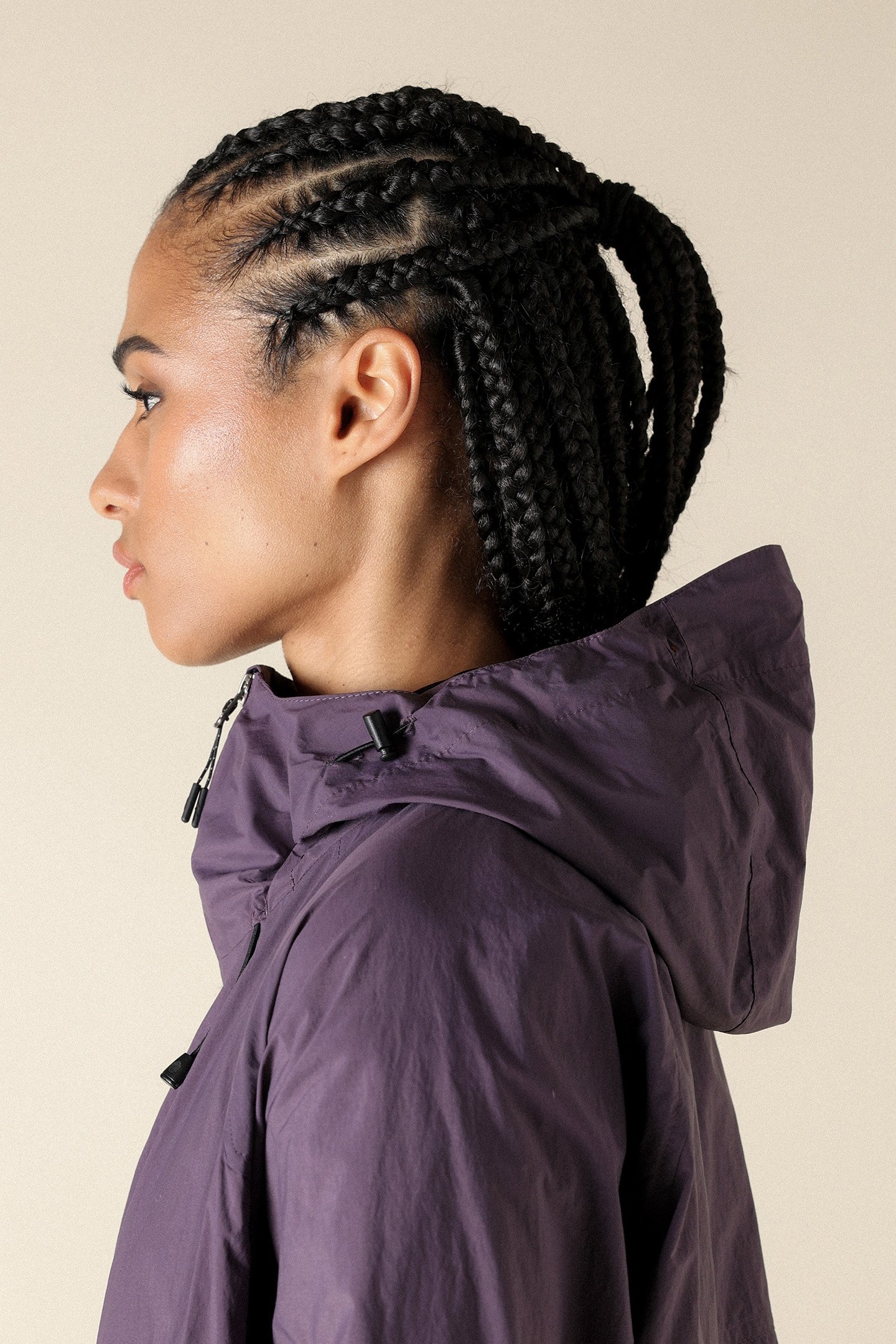 UNISEX SL BT THERM MESH HOODY JACKET MIDNIGHT PLUM 3