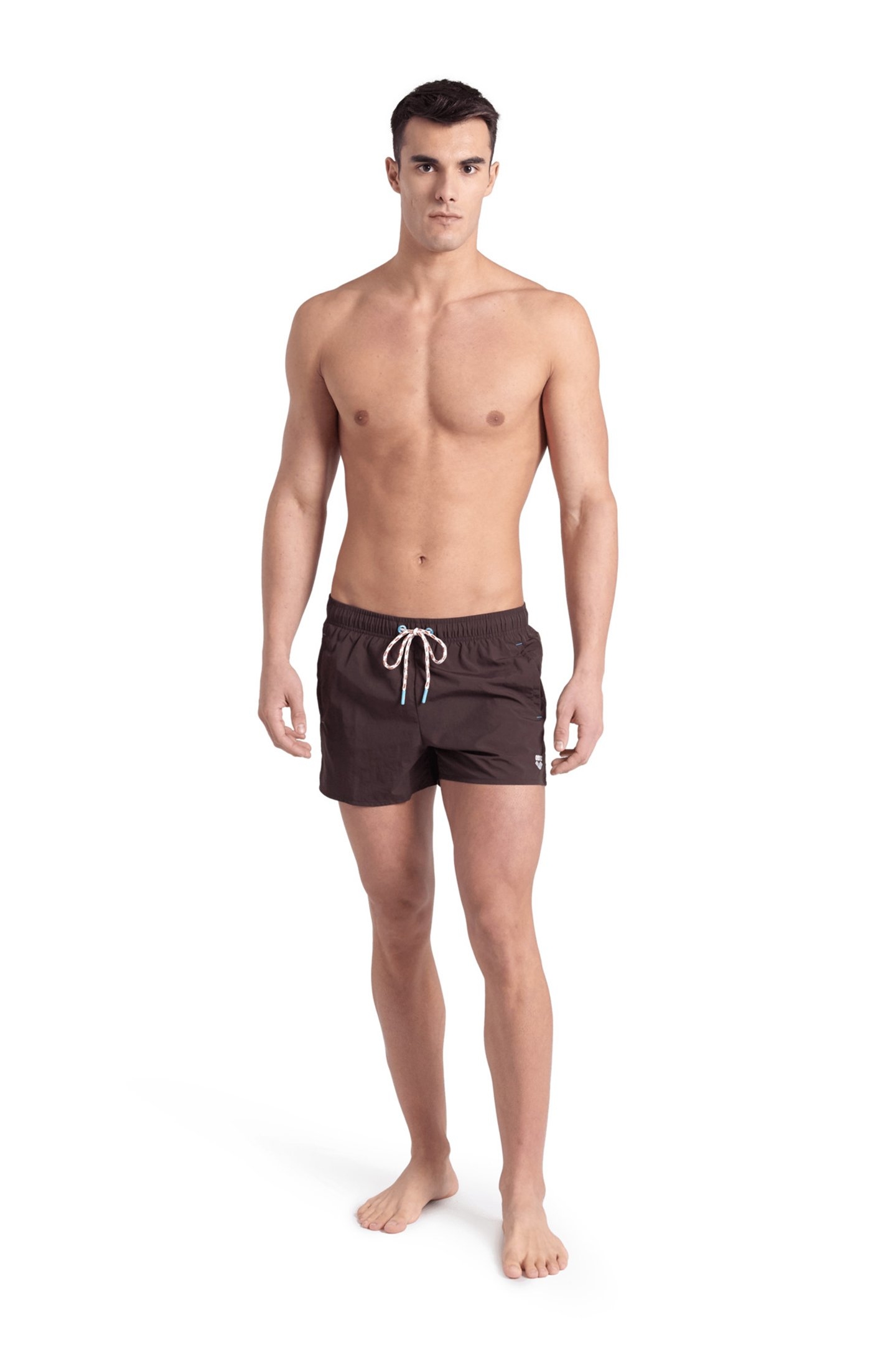 MEN'S ARENA PRO_FILE BEACH X-SHORT SEPIA-WHITE-SALMON PINK-C 3
