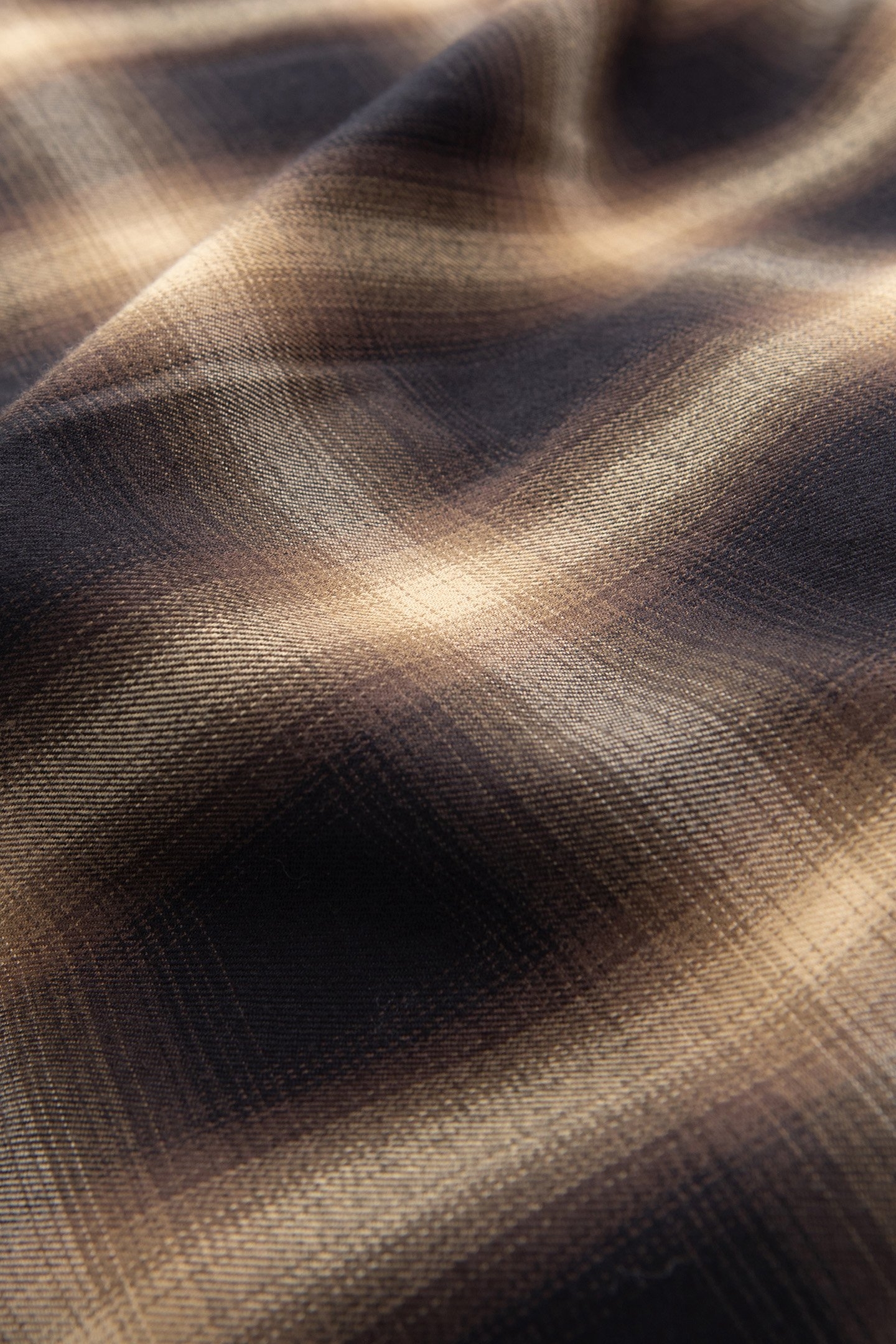 SHIRT REGULAR DARK KHAKI CHECK PATTERN HOMME 7