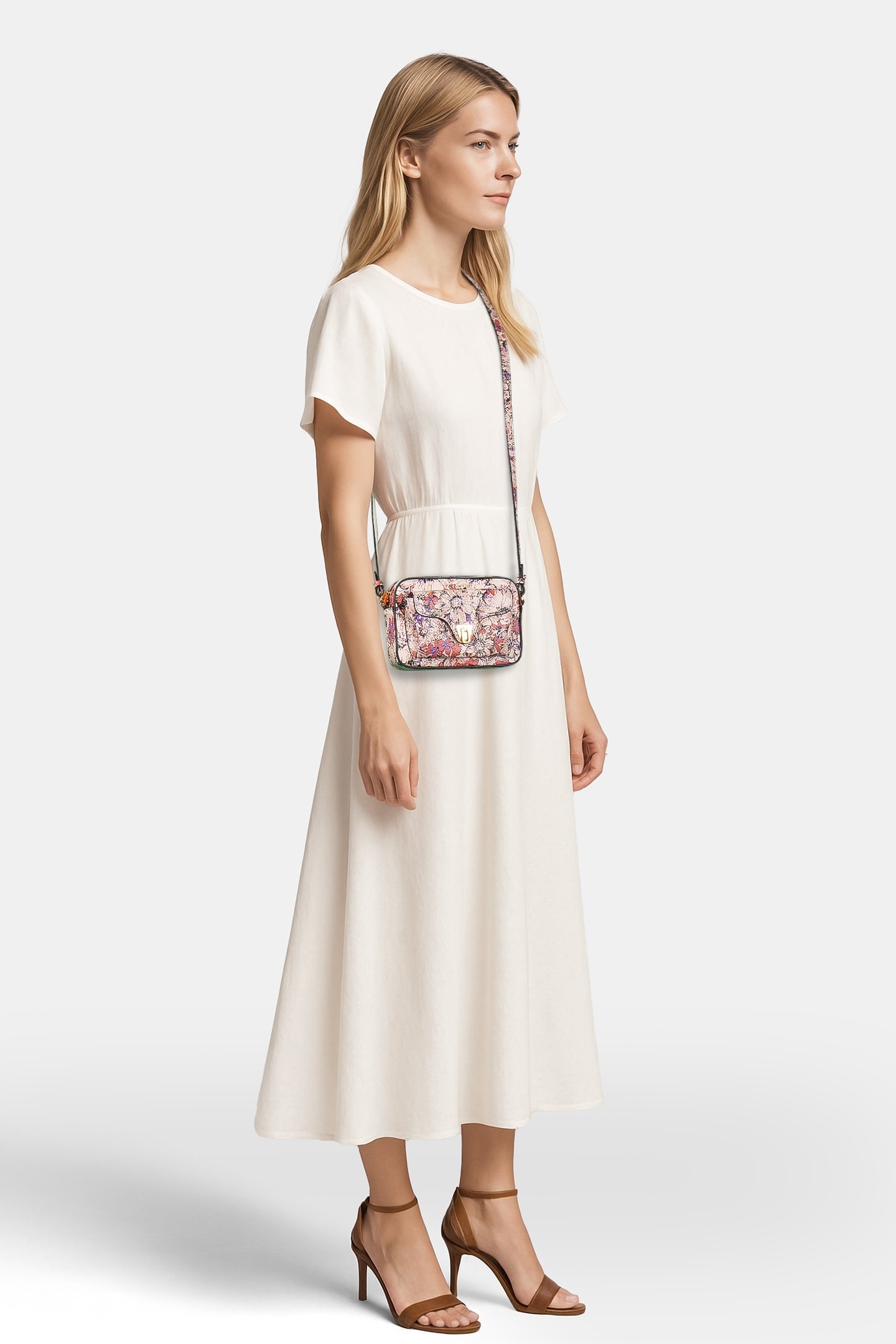 CROSS BODY BAG IN FLORAL PRINT 1