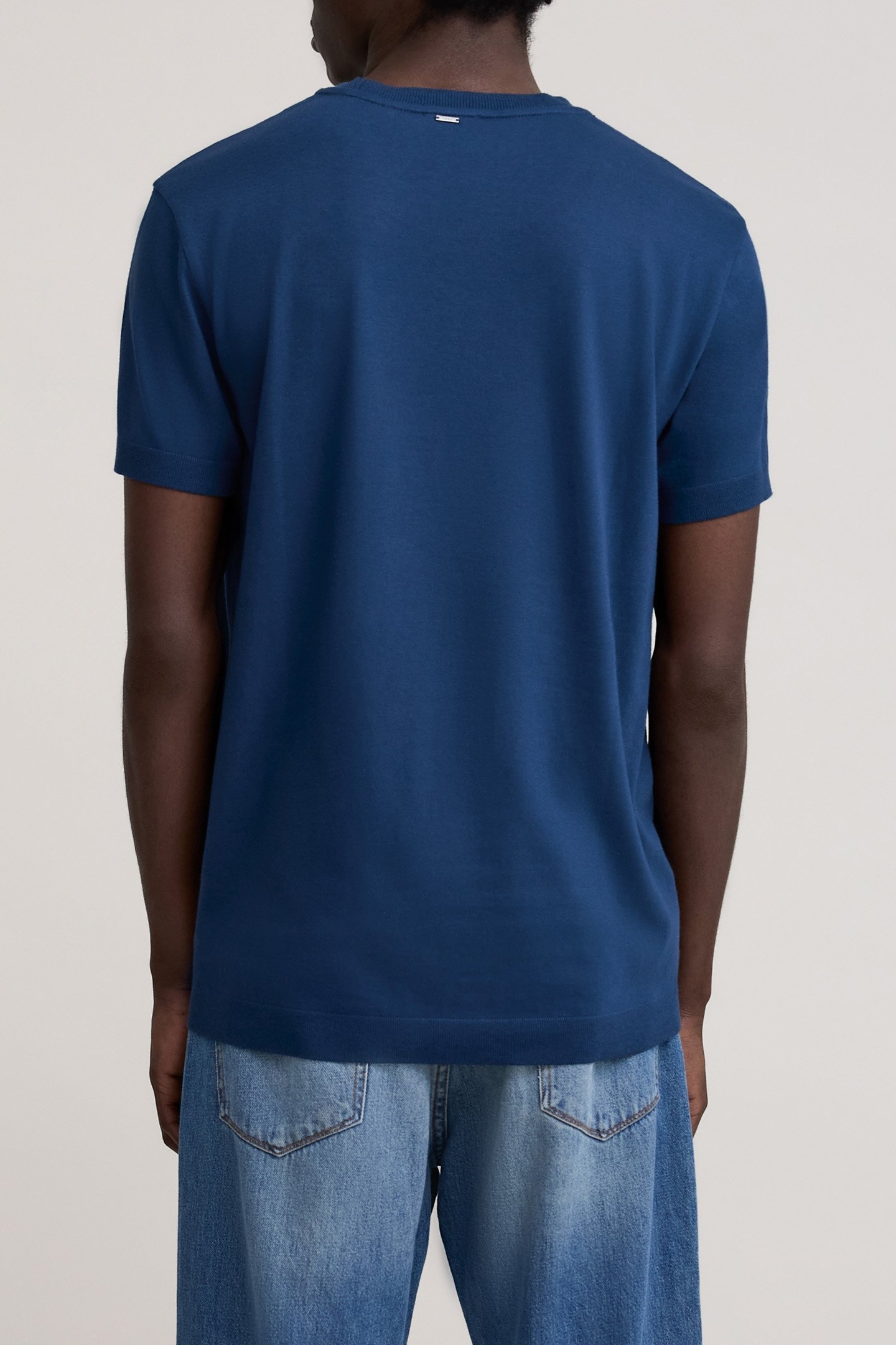 COBALT MIX COTTON MODAL T-SHIRT 2