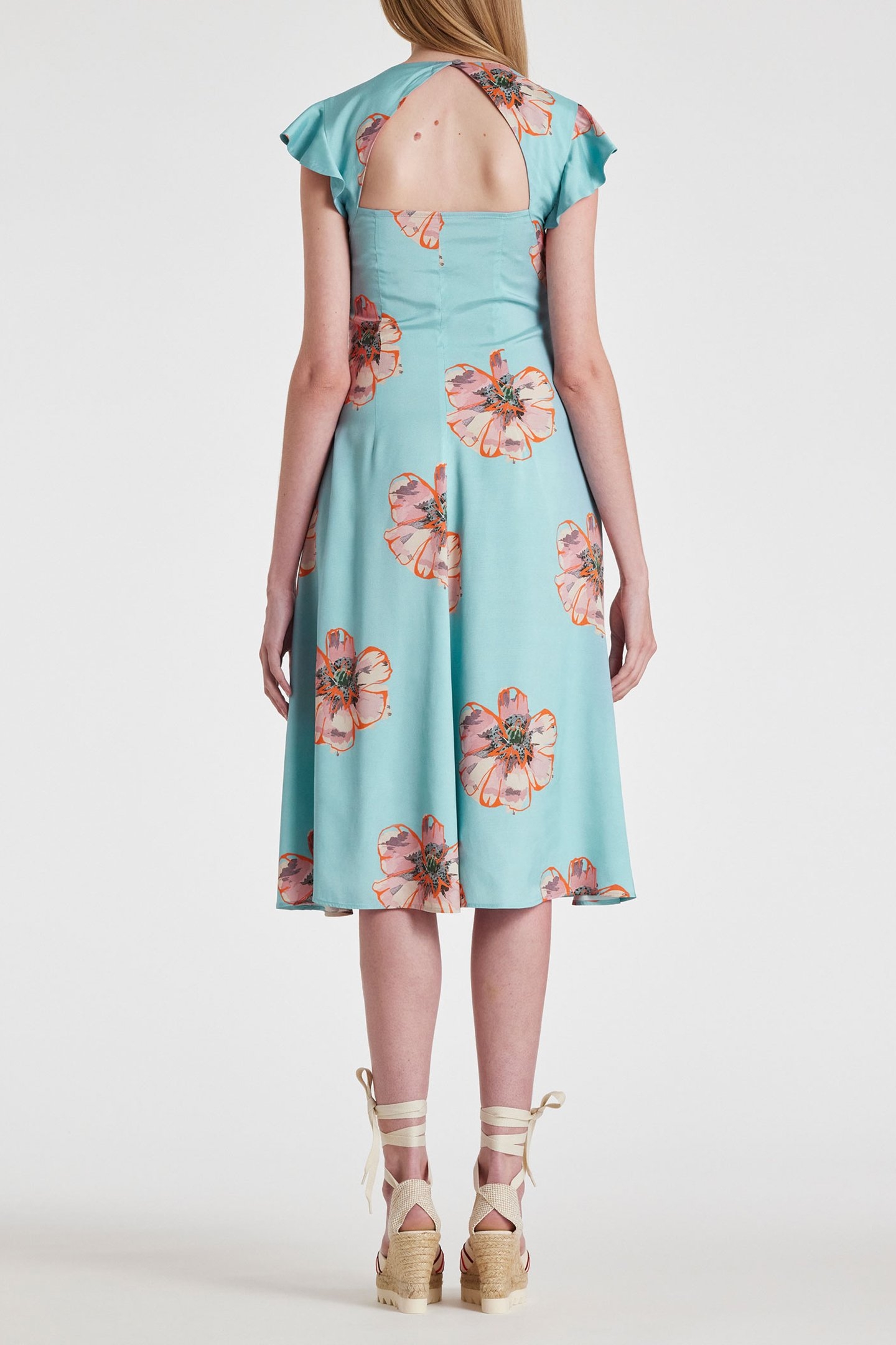 WOMENS DRESS GREYISH BLUE 2