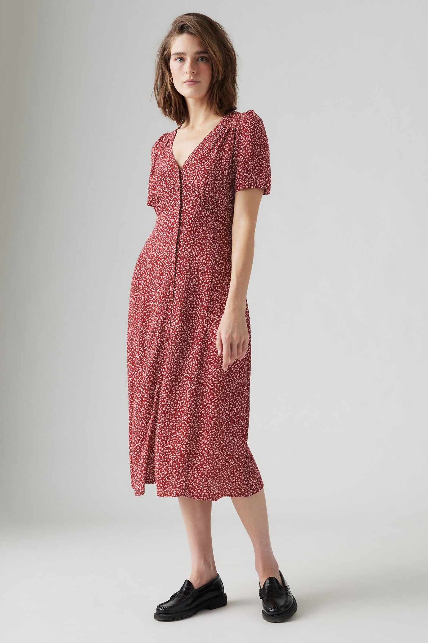 SARINA SS MIDI DRESS ALARCON FLORAL SUN 5