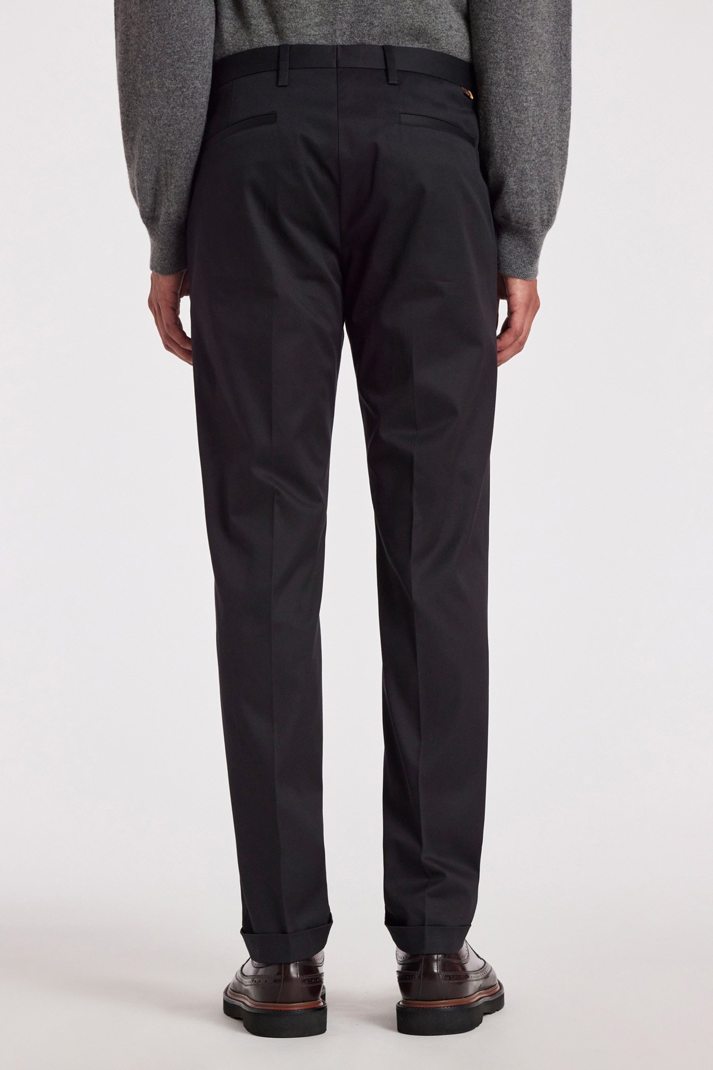TROUSER BLACK MELANGE 2