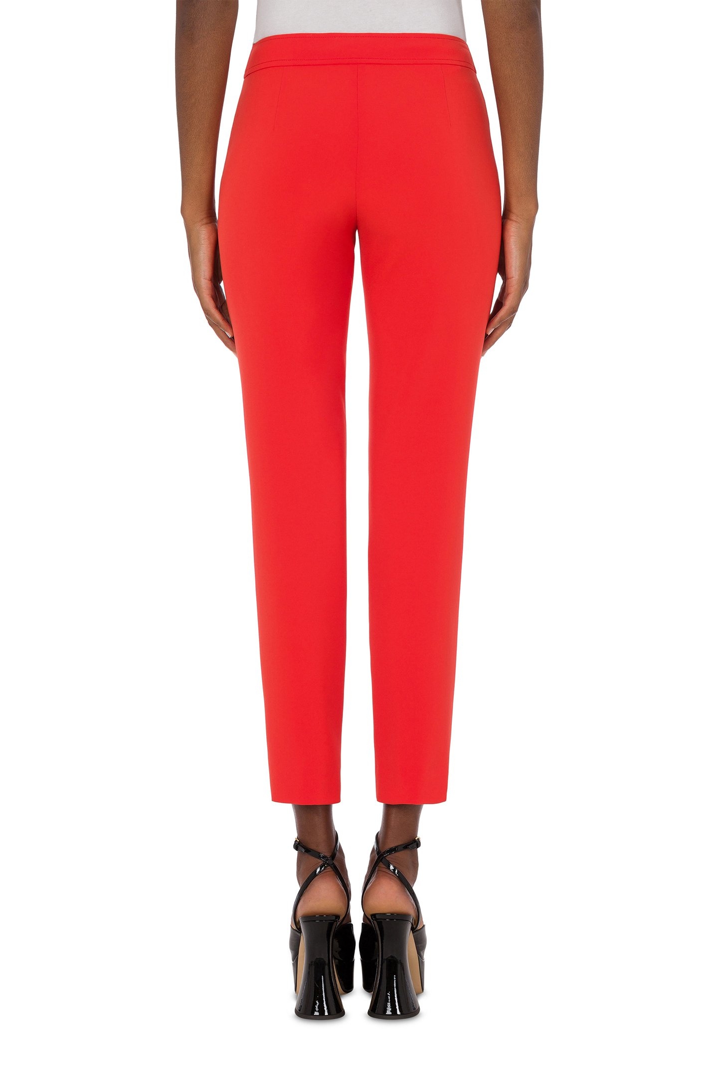 DOUBLE SMILEY® CRÊPE TROUSERS RED 2