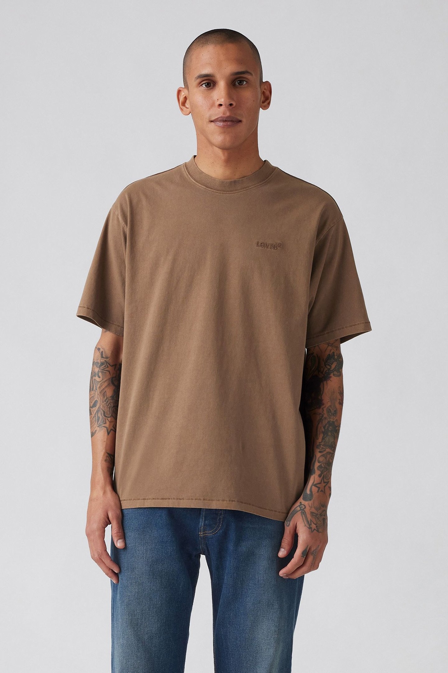 RED TAB VINTAGE TEE GARMENT DYE RAIN DRUM 1