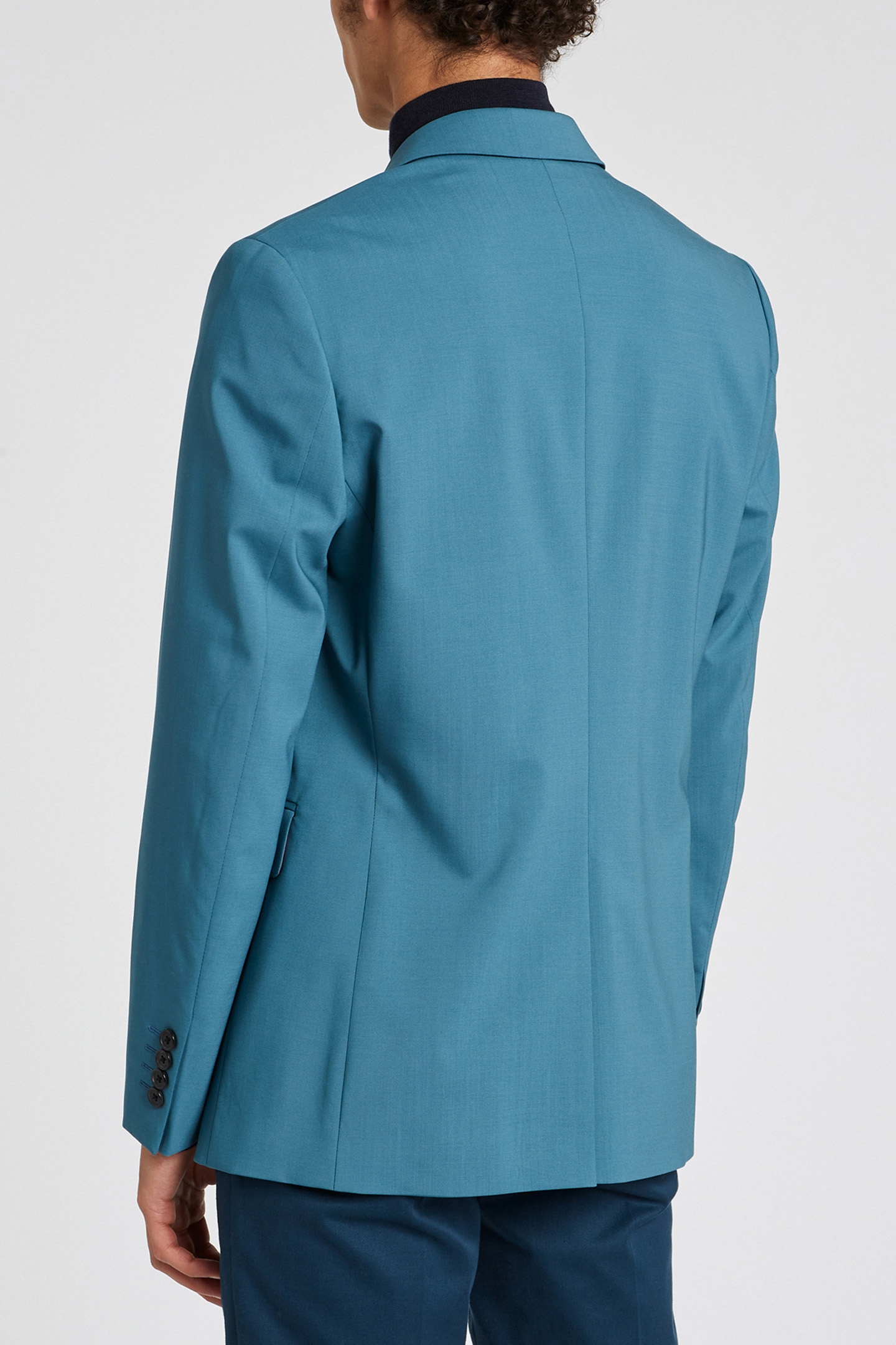 MENS 2 BUTTON JACKET MILITARY GREEN 2