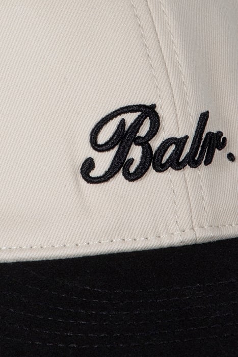 UNISEX IDENTITY BASEBALL CAP LIGHT BEIGE/JET BLACK 3