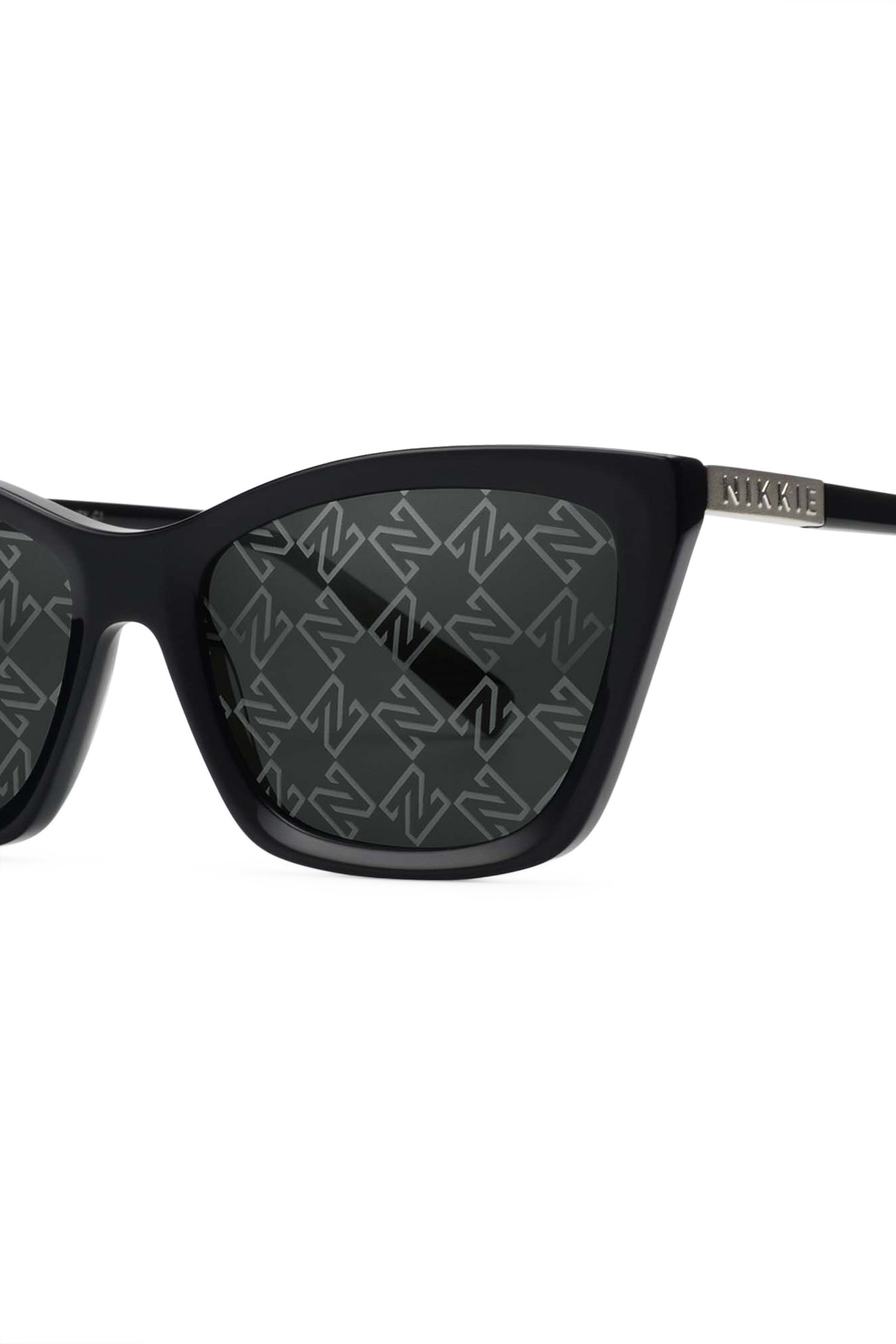 DAISY LOGO SUNGLASSES BLACK/SILVER 3
