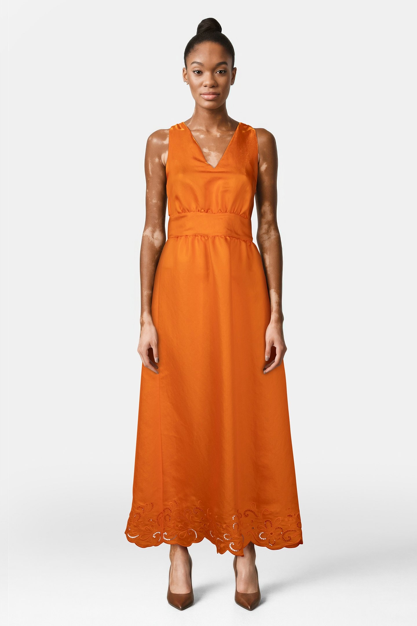 DRESS ORANGE ORANGE 1