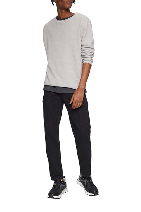 S.OLIVER-QS PULLOVER LIGHT GREY 2