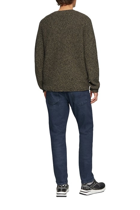 S.OLIVER-QS PULLOVER DARK GREEN 2