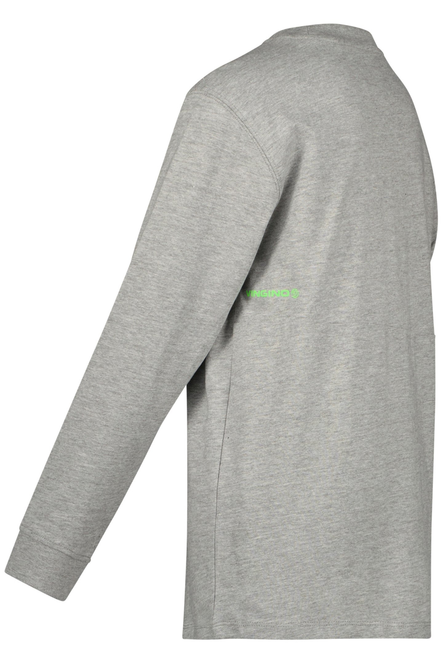 BOY'S TEE-B02 T-SHIRT LIGHT GREY MELEE 4