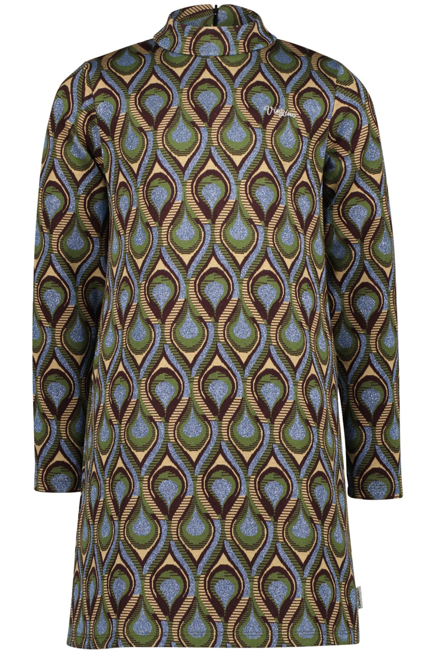 GIRL'S PAULA MIDI DRESS MULTICOLOUR SAND 1