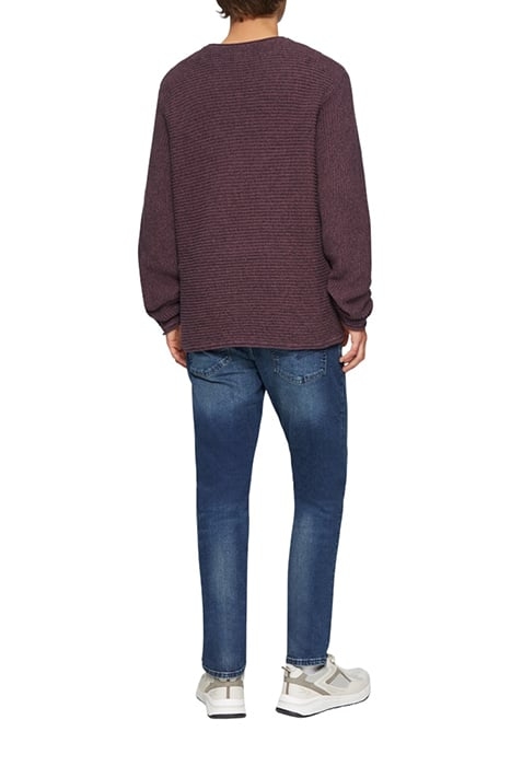 S.OLIVER-QS PULLOVER BURGUNDY 3