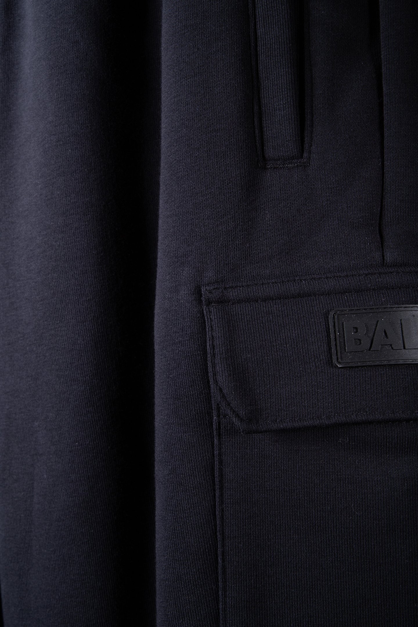 BALR. PATCH BOX FIT JOGGER JET BLACK 4