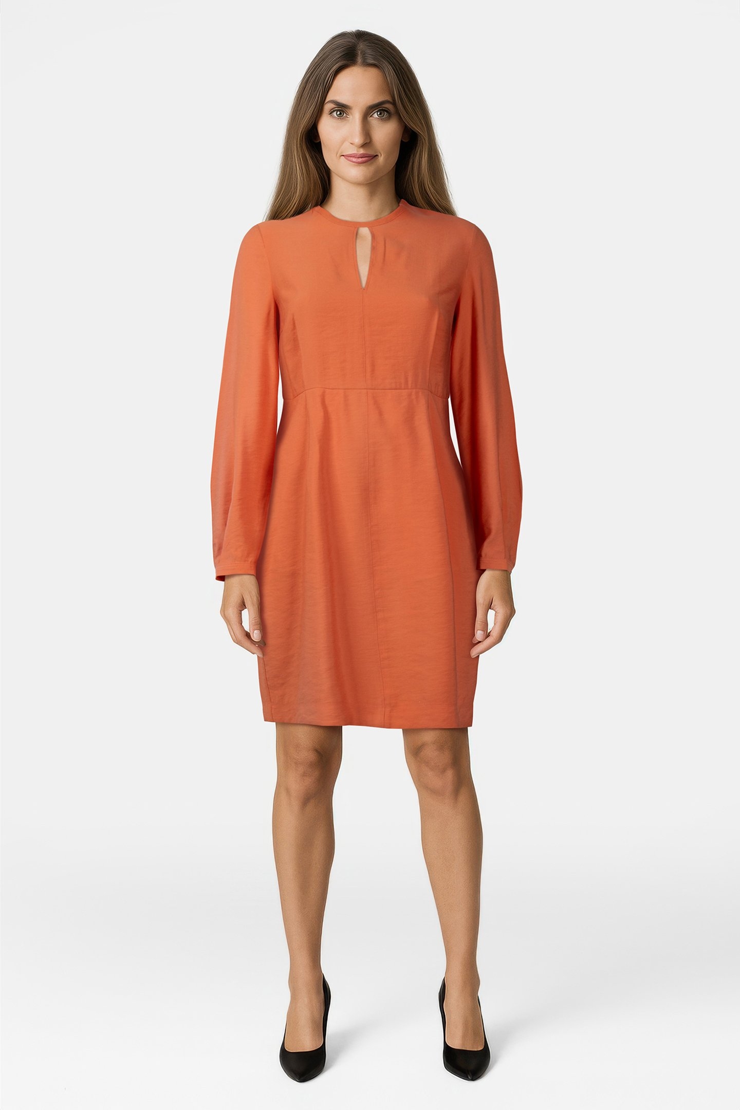 DRESS WAFEL KNEE LENGTH MULTI 1