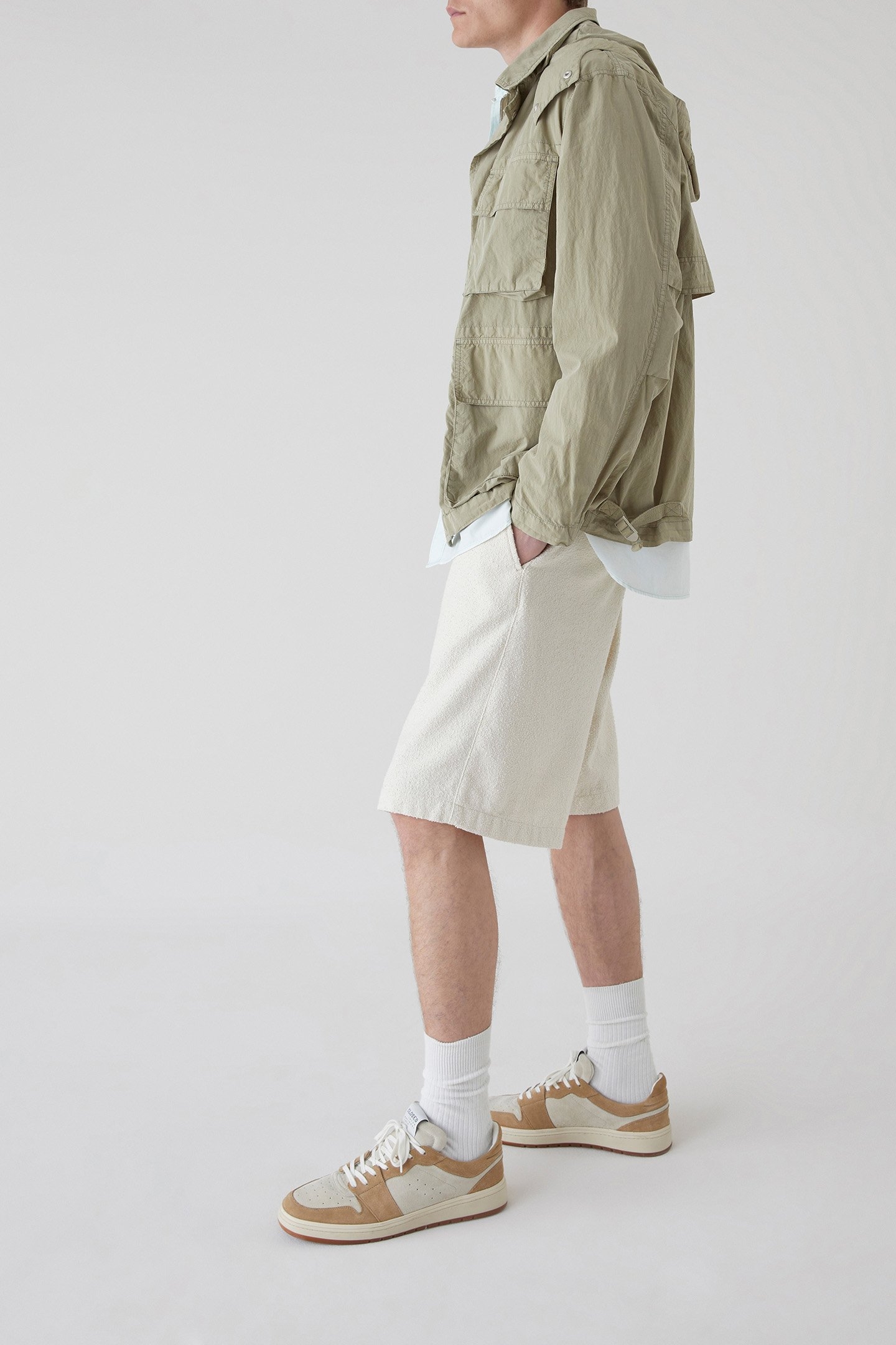 SHORT PARKA JACKETS & COATS LIGHT MOSS GREEN 4