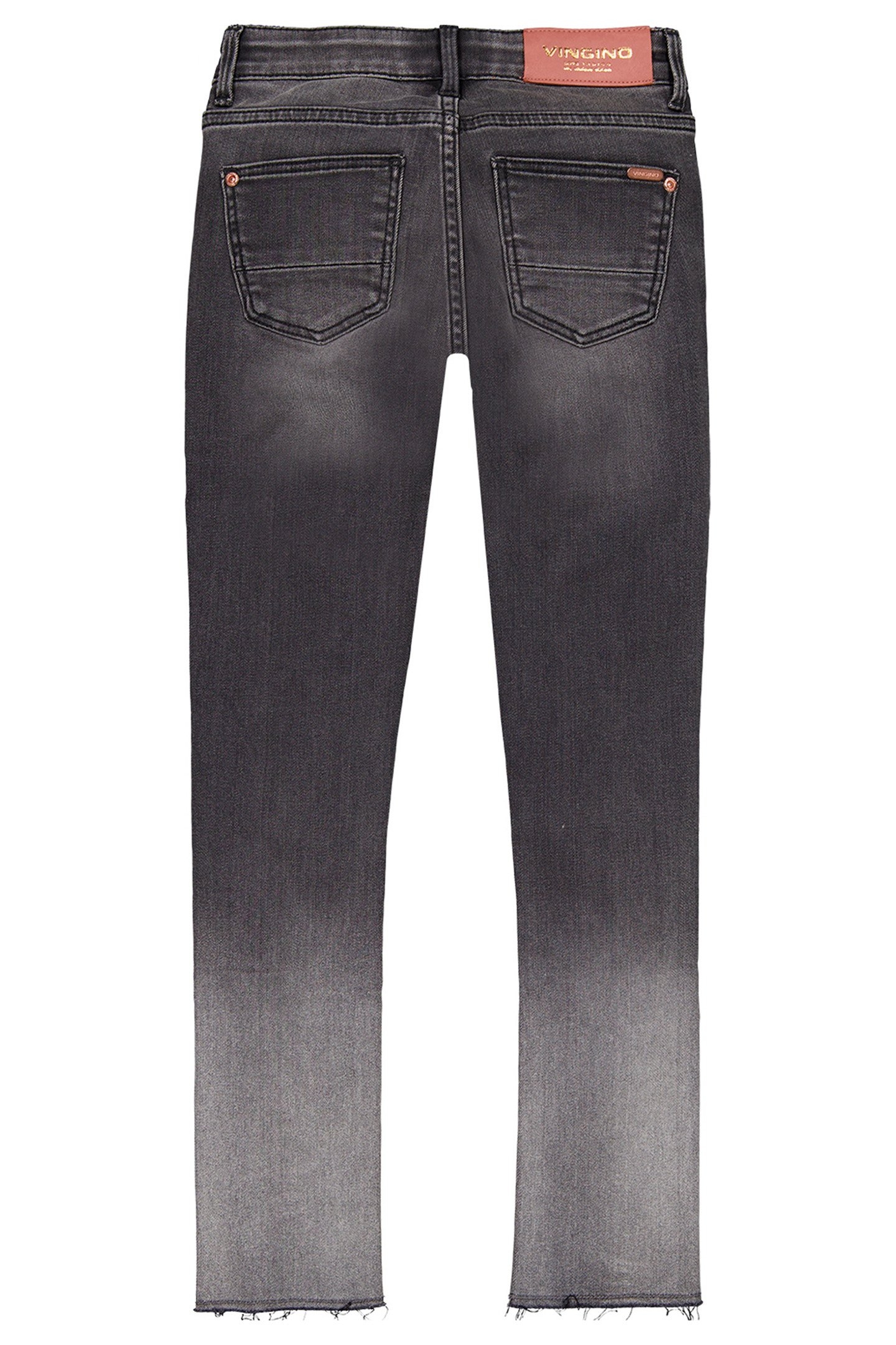 GIRL'S AMIA BLEACH JEANS BLACK VINTAGE 2