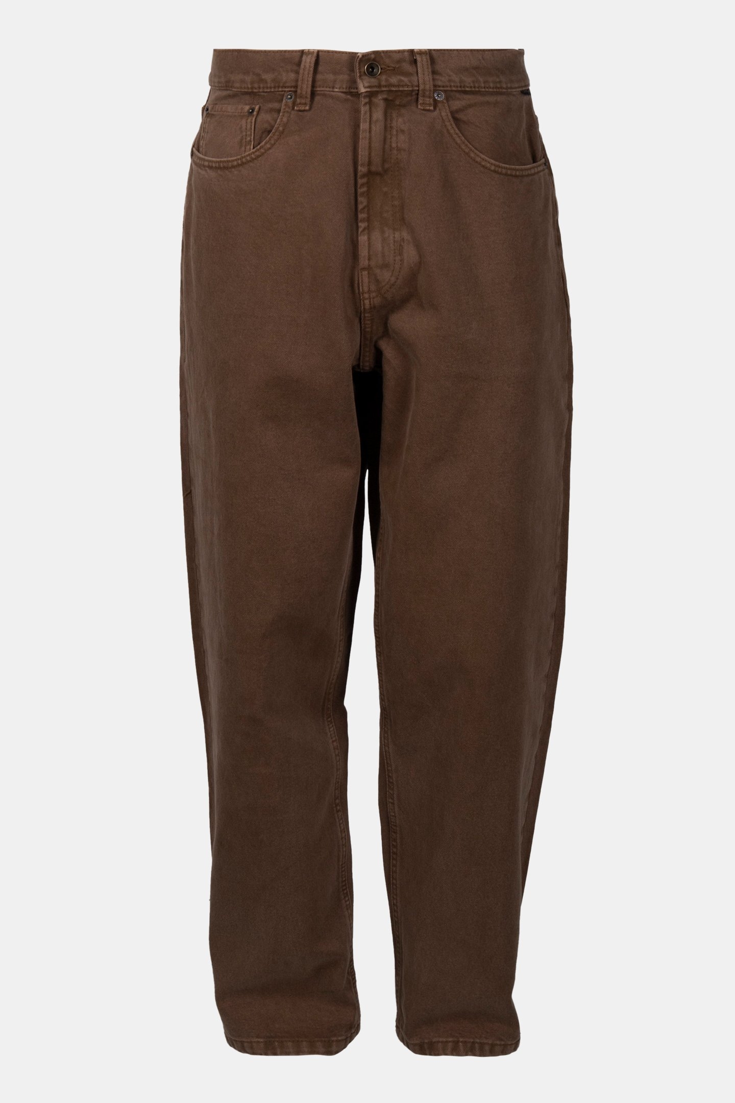 CHECK-5 BAGGY DENIM PANT SEPIA 3