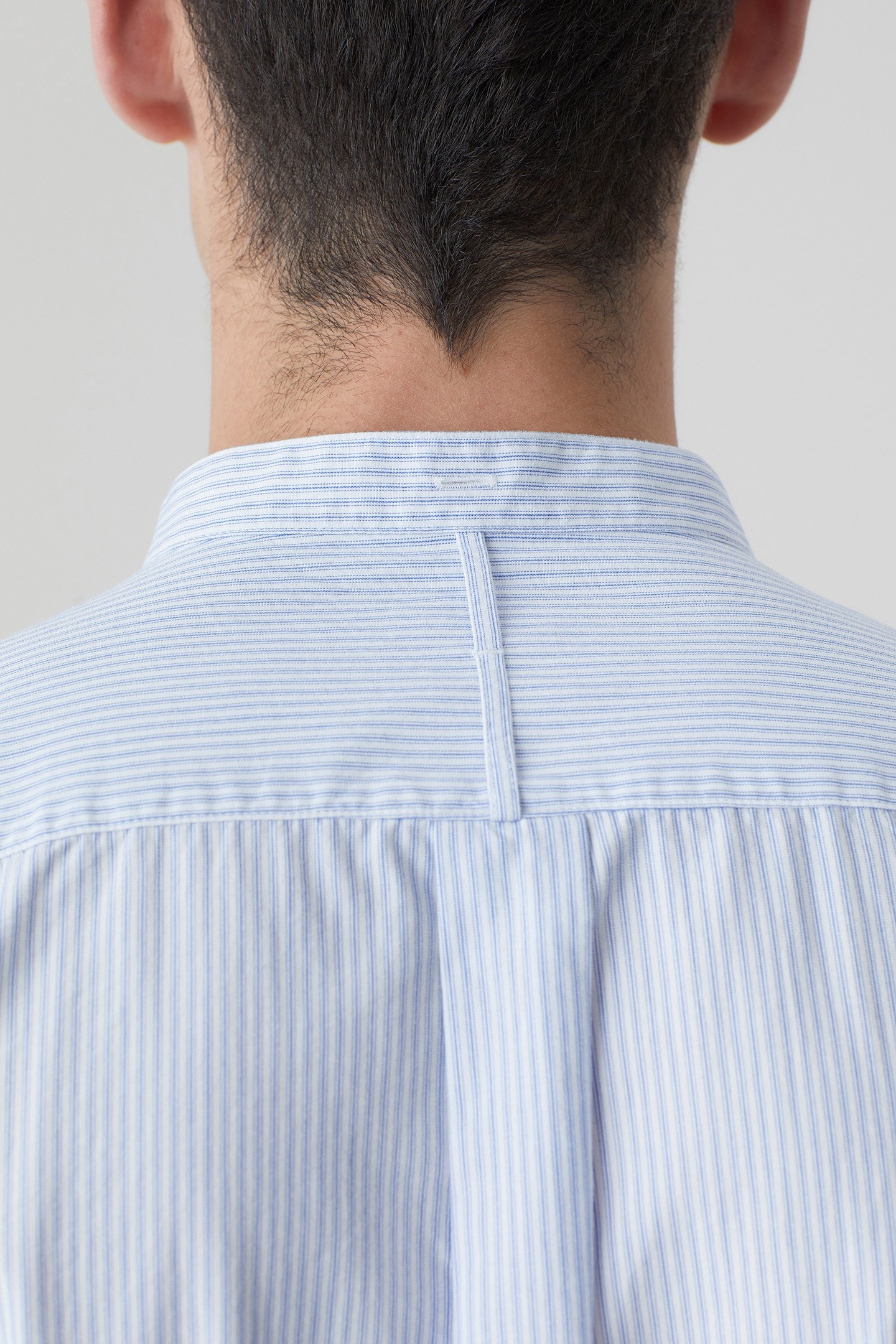 COLLARLESS SHIRT SHIRTS & BLOUSES OCEAN BLUE 5