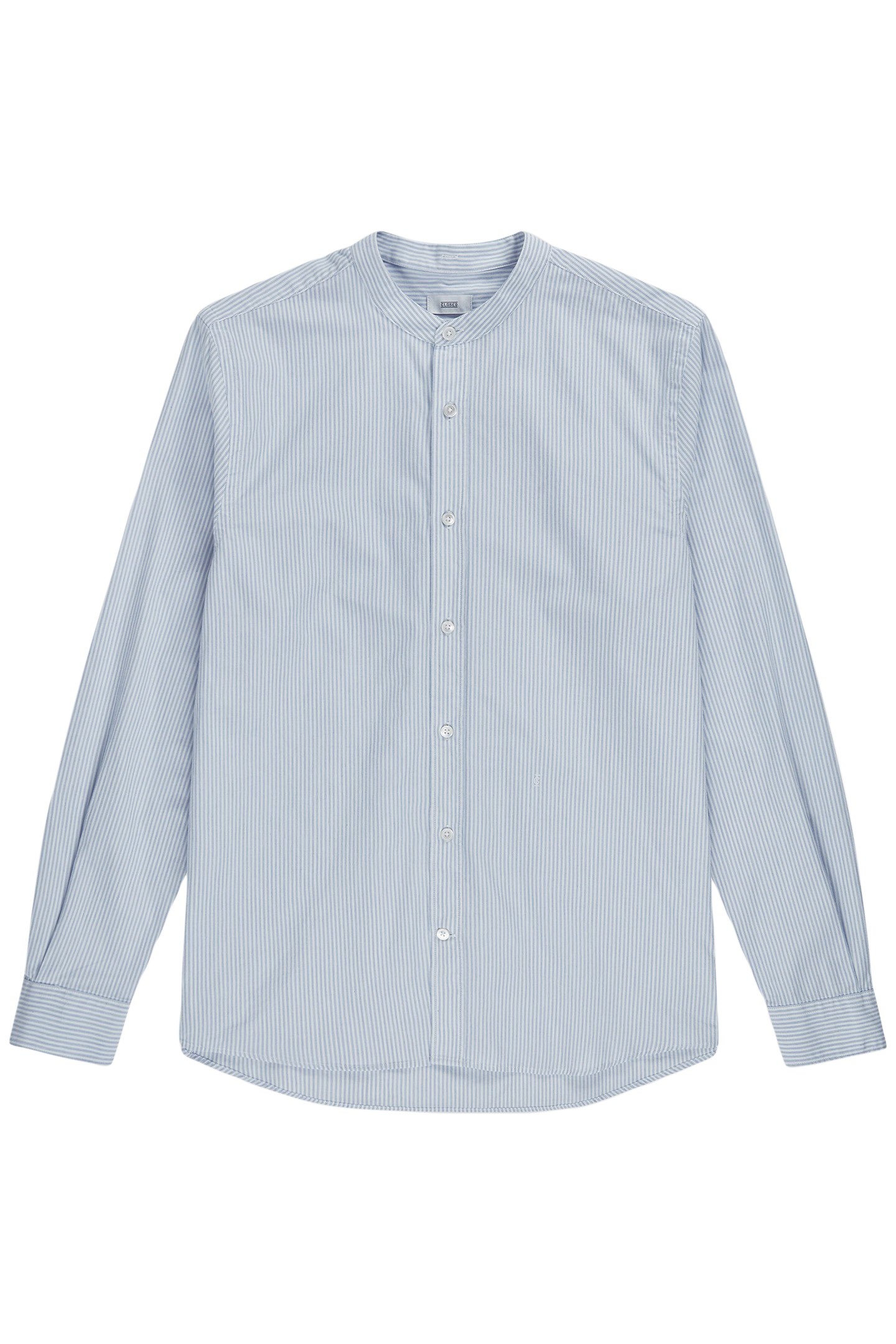 COLLARLESS SHIRT SHIRTS & BLOUSES OCEAN BLUE 3